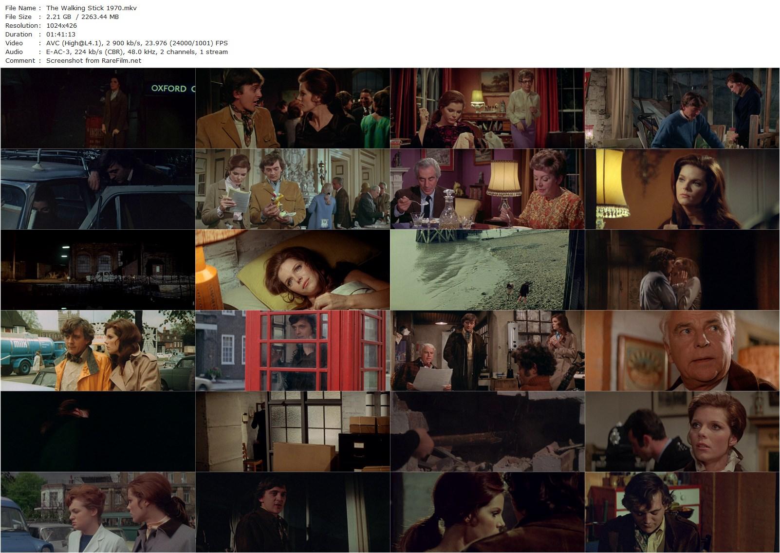 The Walking Stick (1970) Eric Till, David Hemmings, Samantha Eggar, Emlyn Williams-poster