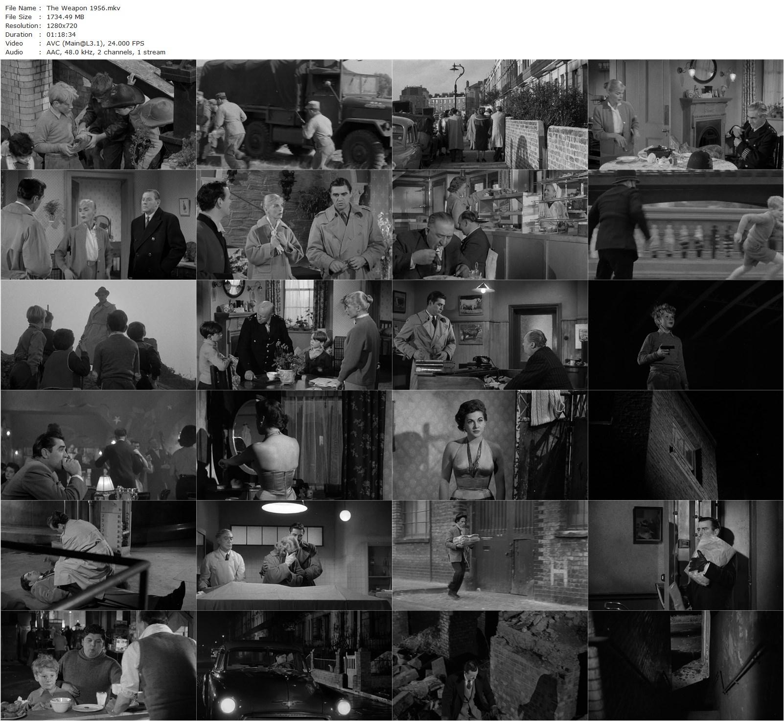 The Weapon (1956) Val Guest, Hal E. Chester, Herbert Marshall, Lizabeth Scott, Steve Cochran-poster