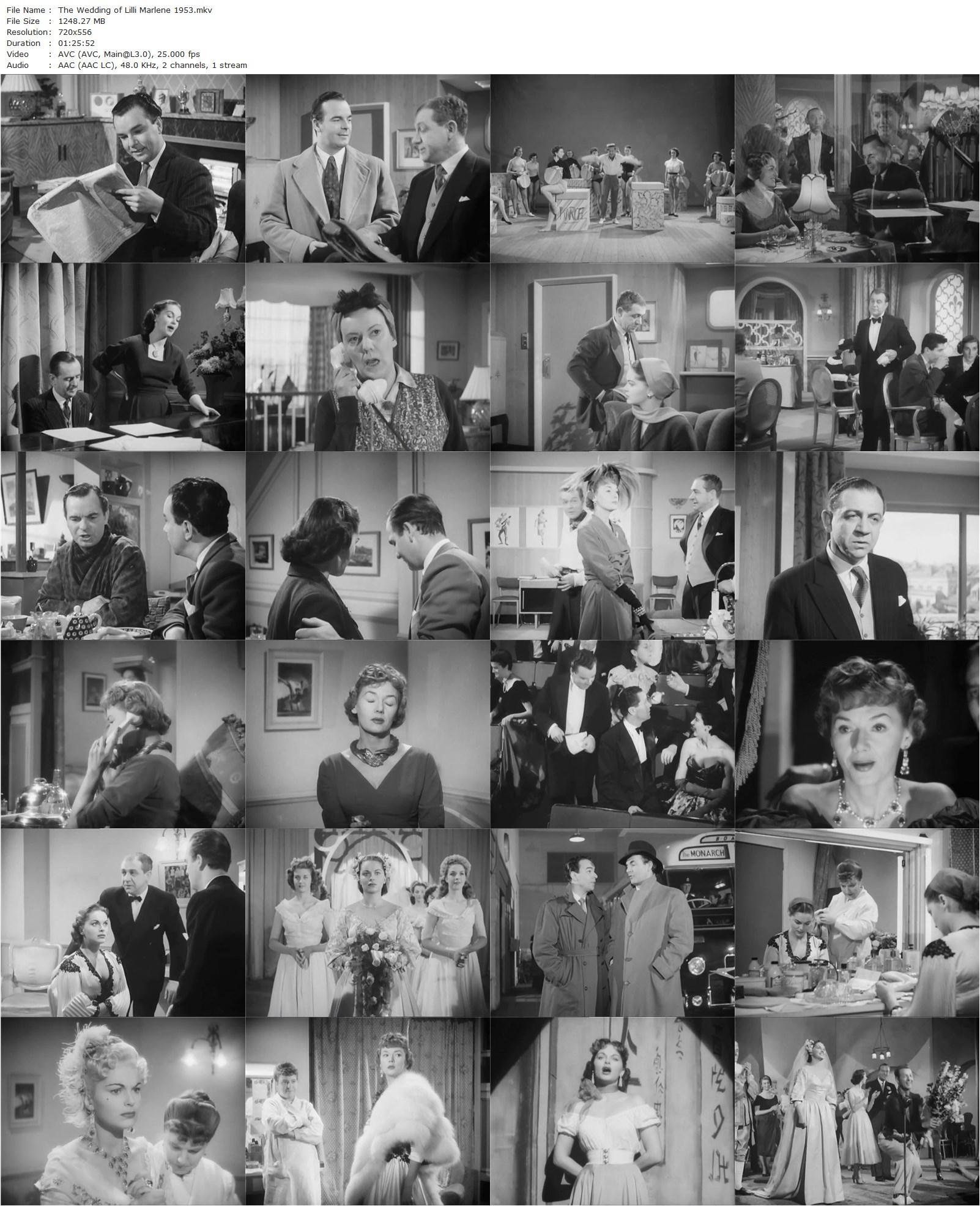 The Wedding of Lilli Marlene (1953) Arthur Crabtree, Lisa Daniely, Hugh McDermott, Sidney James-poster