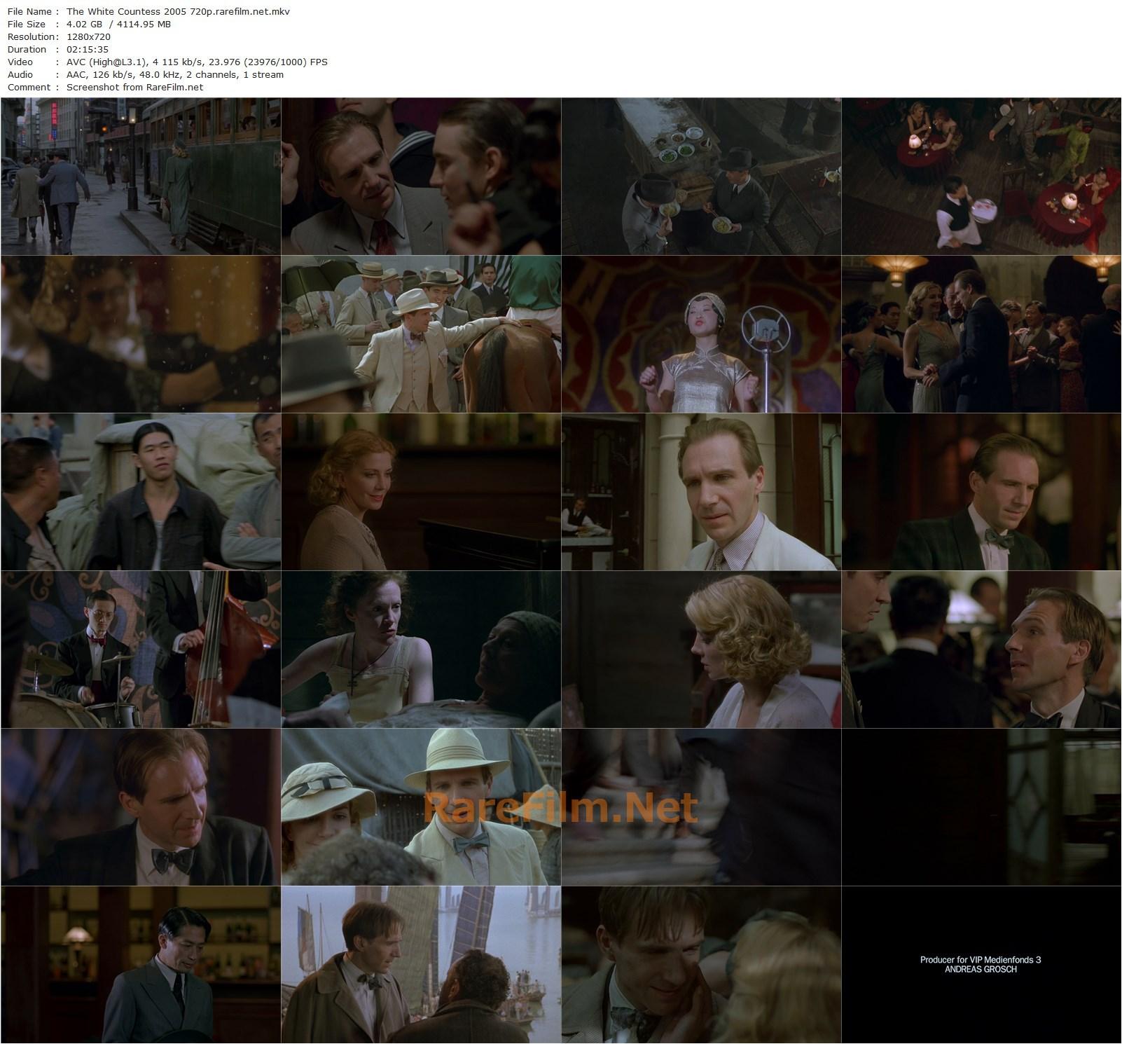 The White Countess (2005) James Ivory, Ralph Fiennes, Natasha Richardson, Vanessa Redgrave-poster