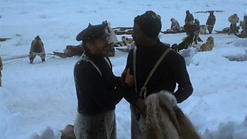 The White Dawn (1974) Philip Kaufman, Warren Oates, Timothy Bottoms, Louis Gossett Jr., Adventure, Drama, History-poster