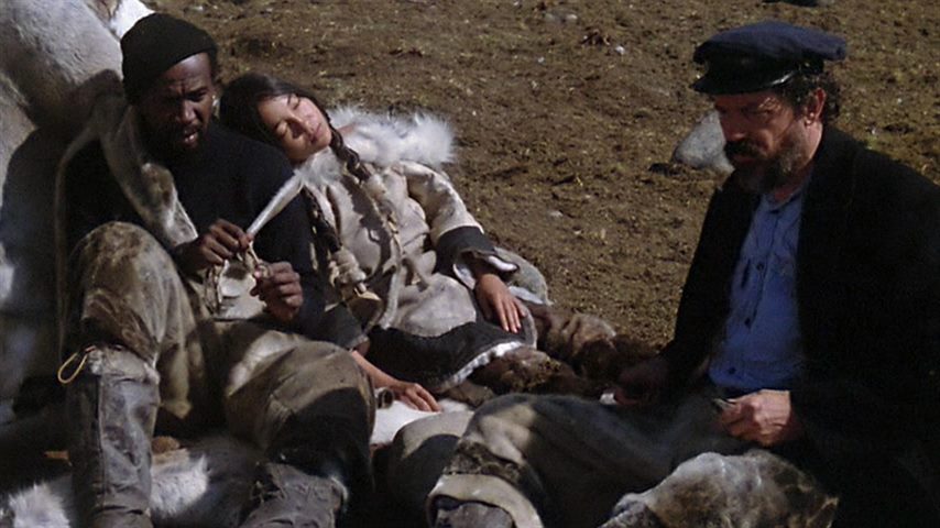 The White Dawn (1974) Philip Kaufman, Warren Oates, Timothy Bottoms, Louis Gossett Jr., Adventure, Drama, History-poster