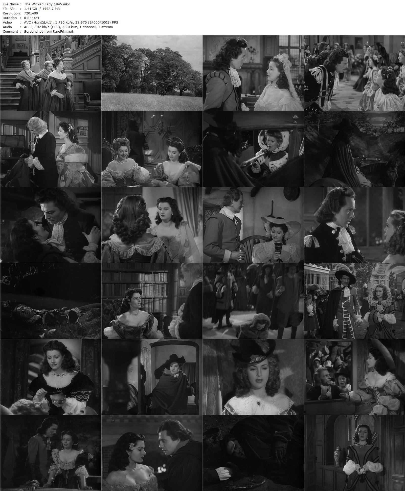 The Wicked Lady (1945) Leslie Arliss, Margaret Lockwood, James Mason, Patricia Roc-poster