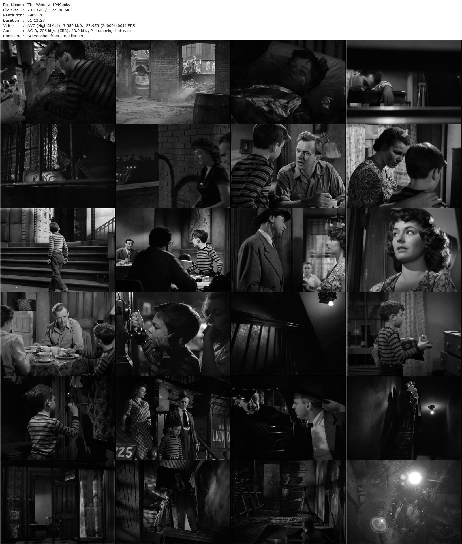 The Window (1949) Ted Tetzlaff, Bobby Driscoll, Barbara Hale, Arthur Kennedy-poster