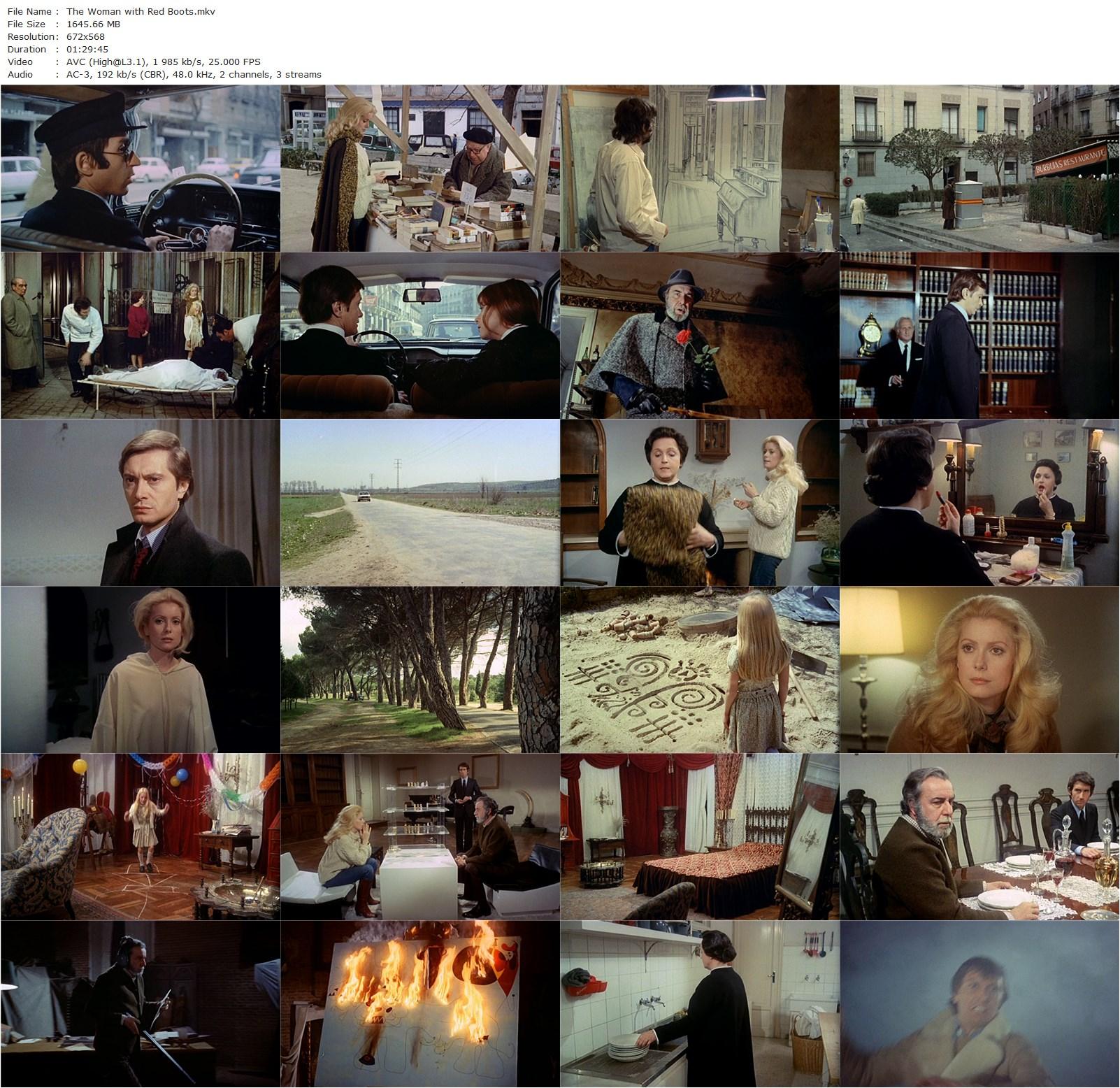 The Woman with Red Boots / La femme aux bottes rouges (1974) Juan Luis Buñuel, Catherine Deneuve, Fernando Rey, Adalberto Maria Merli-poster