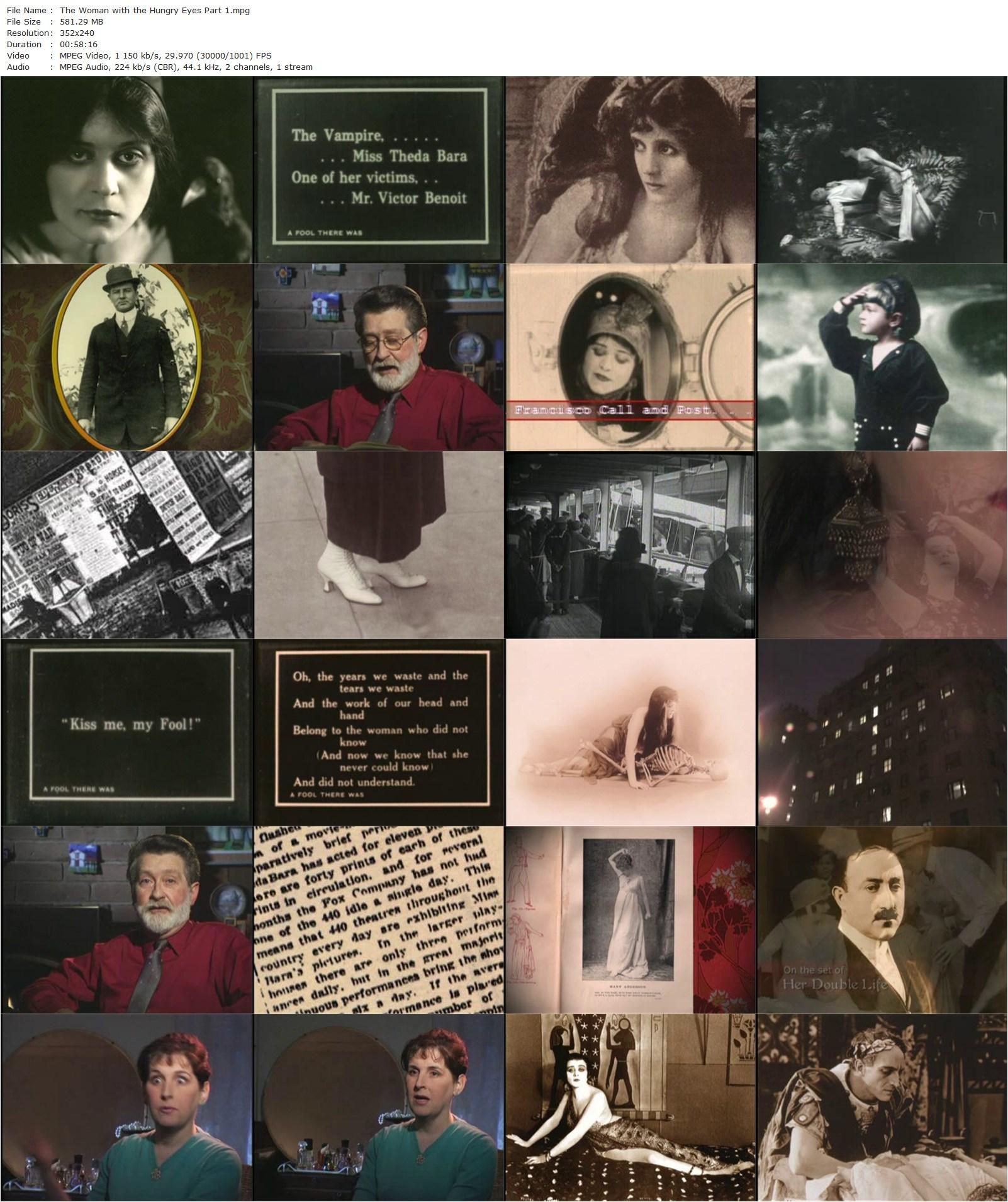 The Woman with the Hungry Eyes (2006) Hugh Munro Neely, AnnaLisa Erickson, Theda Bara, Robert S. Birchard-poster