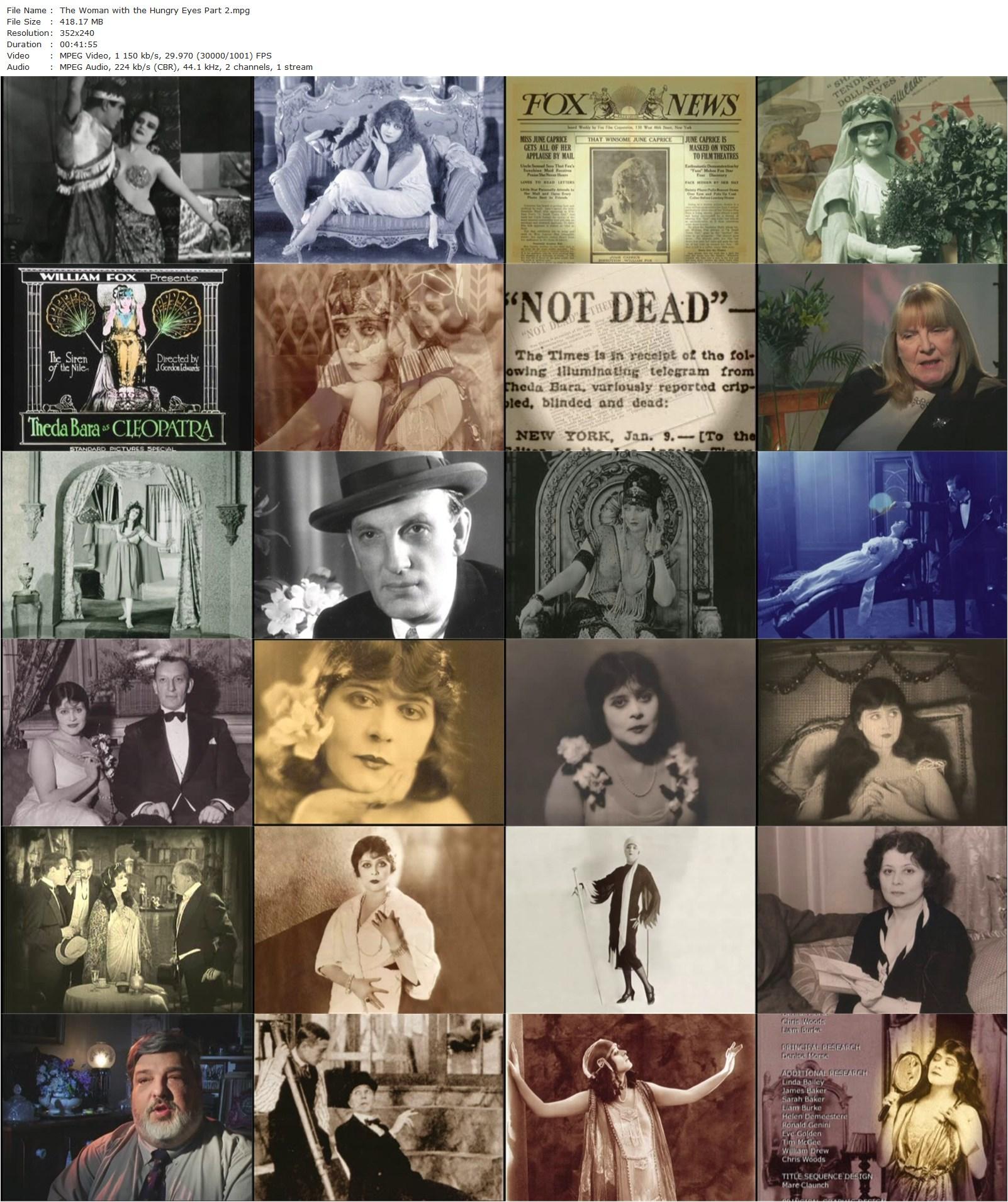 The Woman with the Hungry Eyes (2006) Hugh Munro Neely, AnnaLisa Erickson, Theda Bara, Robert S. Birchard-poster