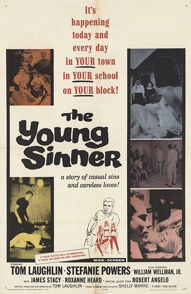 The Young Sinner (1965) Tom Laughlin, Stefanie Powers, William Wellman Jr., Drama, Romance