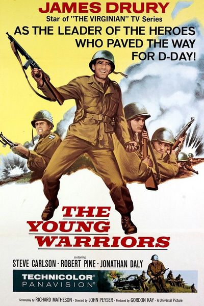 The Young Warriors (1966) John Peyser, James Drury, Steve Carlson, Jonathan Daly, Drama, War