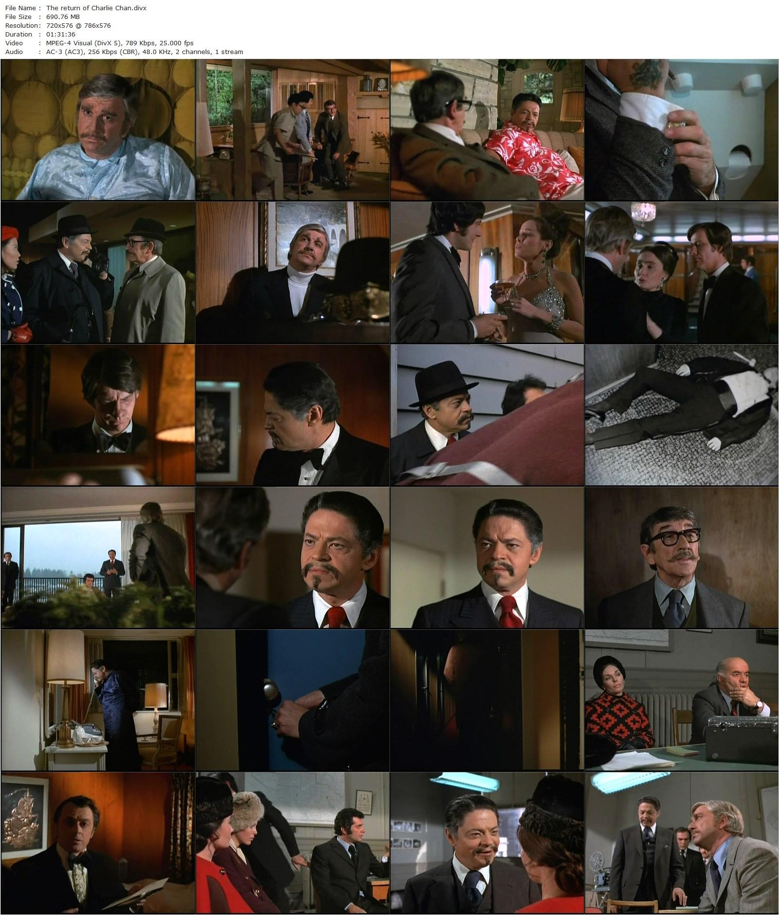 The Return of Charlie Chan (1973) Daryl Duke, Leslie H. Martinson, Ross Martin, Richard Haydn, Louise Sorel-poster