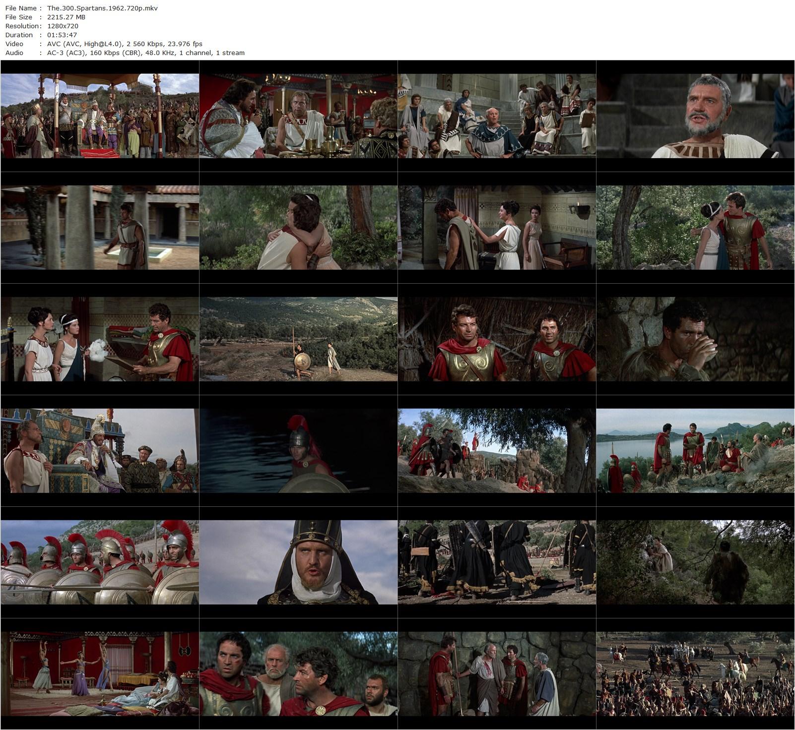 The 300 Spartans (1962) Rudolph Maté, Richard Egan, Ralph Richardson, Diane Baker-poster