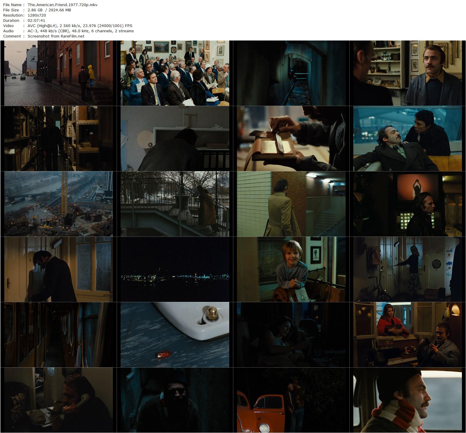 The American Friend (1977) Wim Wenders, Dennis Hopper, Bruno Ganz, Lisa Kreuzer-poster