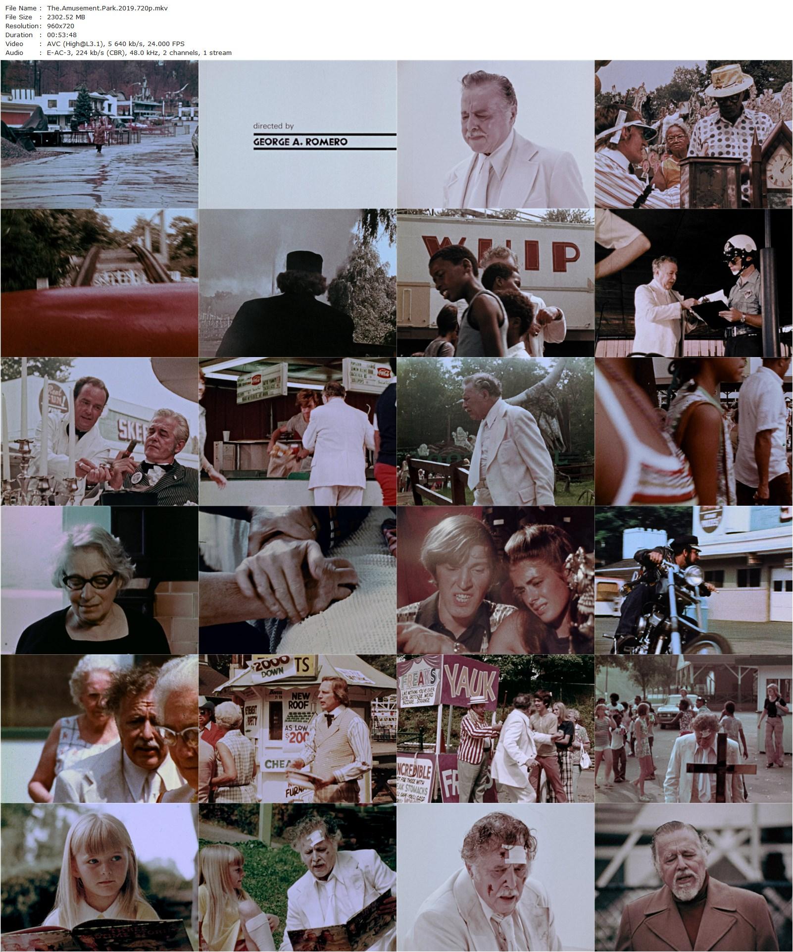 The Amusement Park (1973) George A. Romero, Lincoln Maazel, Harry Albacker, Phyllis Casterwiler-poster