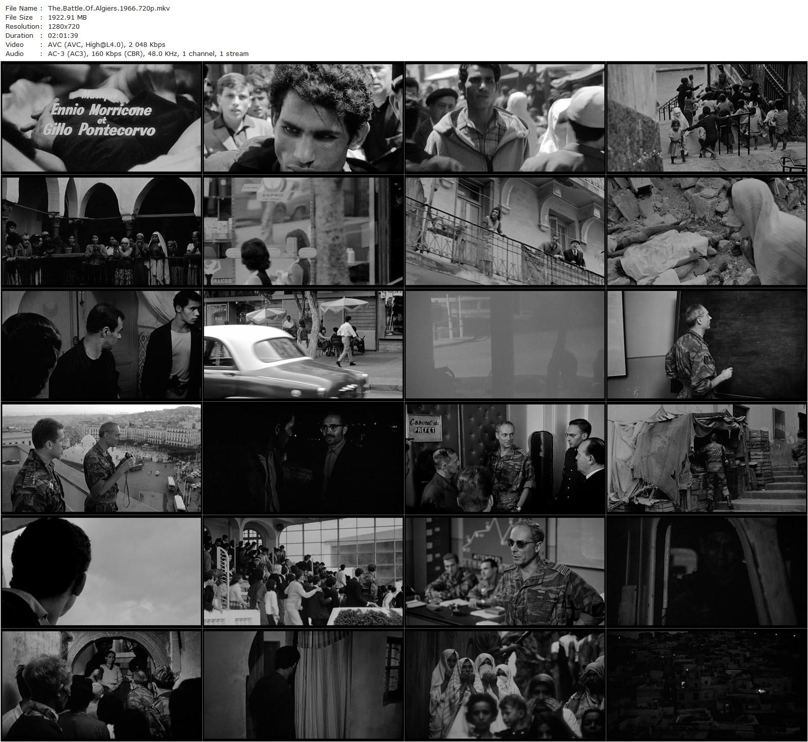 The Battle of Algiers (1966) Gillo Pontecorvo, Brahim Hadjadj, Jean Martin, Yacef Saadi-poster