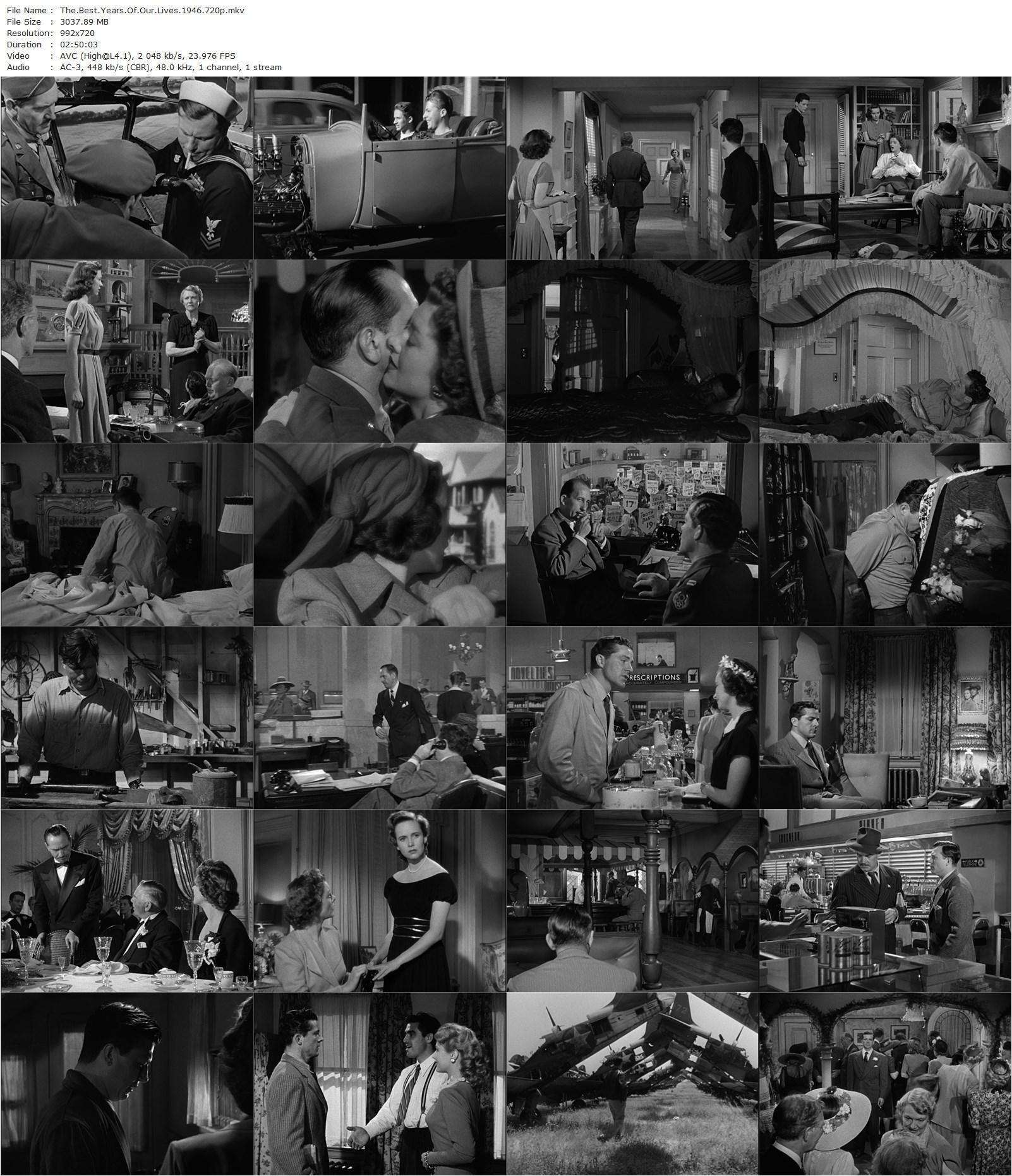 The Best Years of Our Lives (1946) William Wyler, Myrna Loy, Dana Andrews, Fredric March-poster