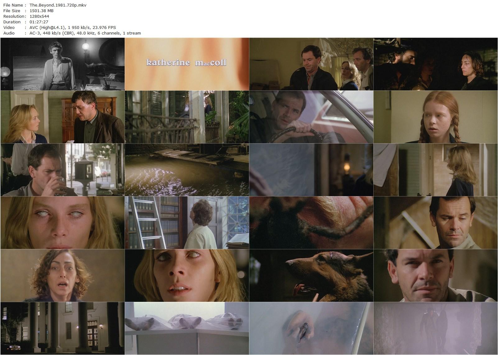 The Beyond AKA E tu vivrai nel terrore! L’aldilà (1981) Lucio Fulci, Catriona MacColl, David Warbeck, Cinzia Monreale-poster