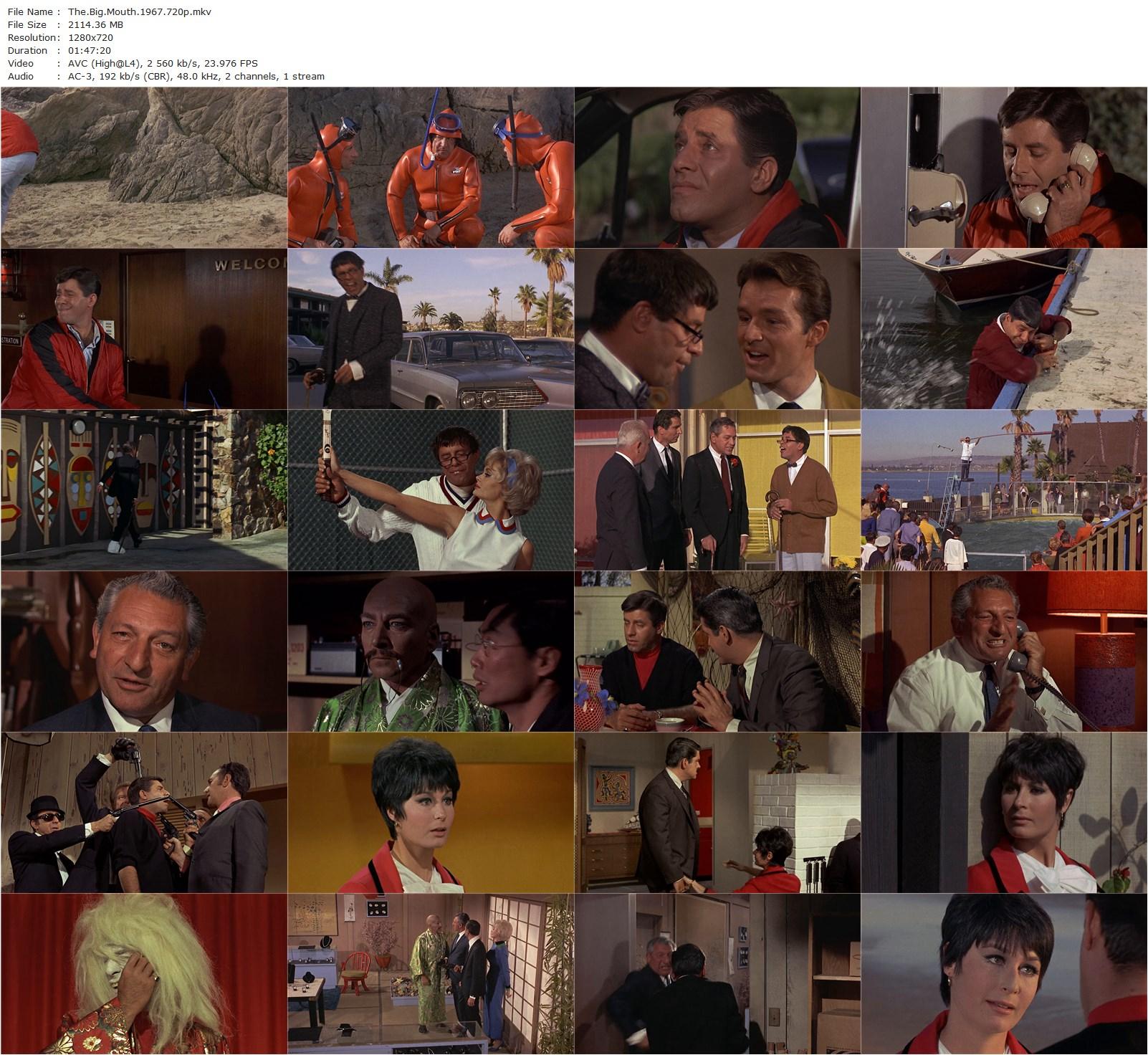 The Big Mouth (1967) Jerry Lewis, Harold J. Stone, Susan Bay-poster