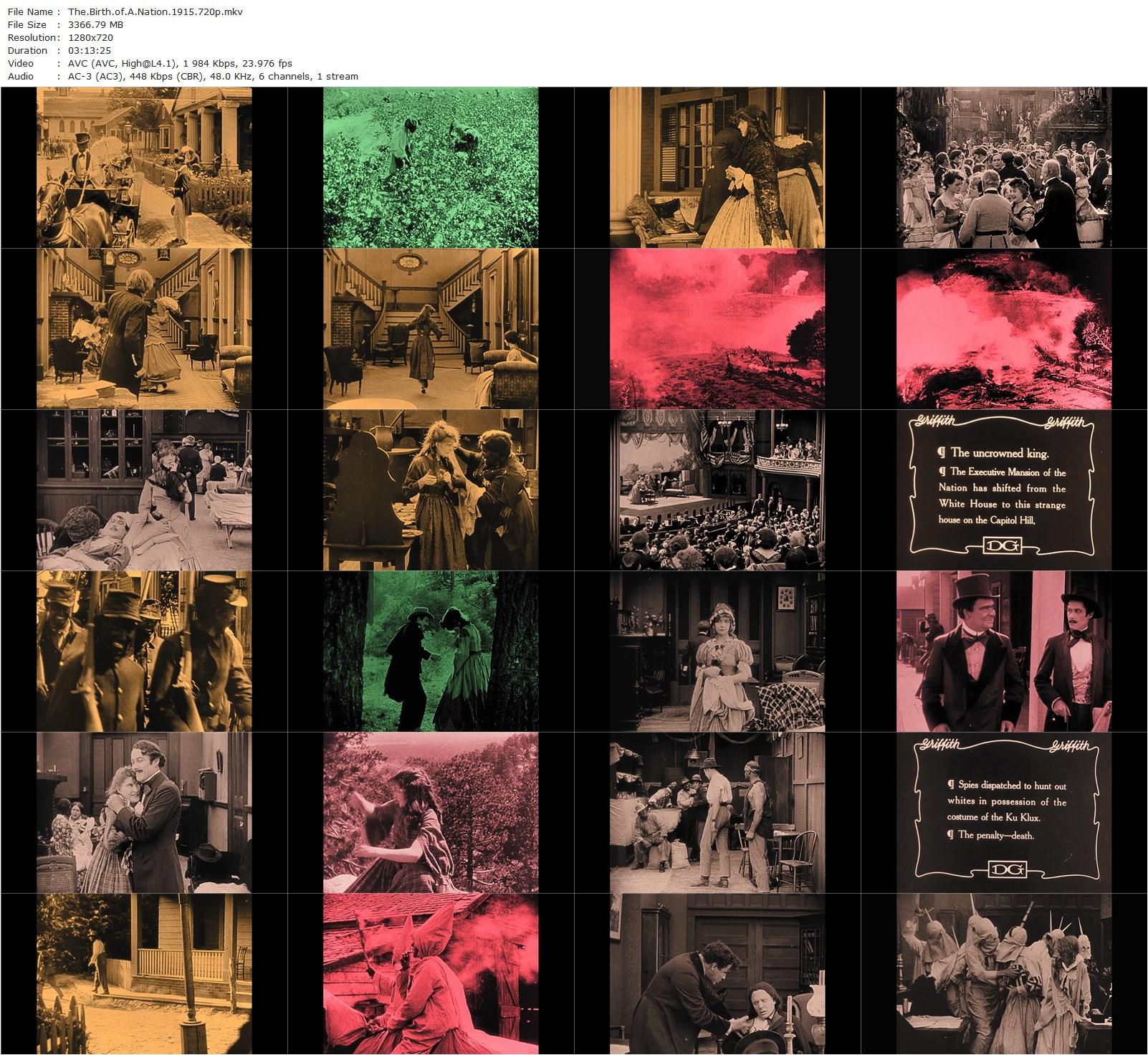 The Birth of a Nation (1915) D.W. Griffith, Lillian Gish, Mae Marsh, Henry B. Walthall-poster