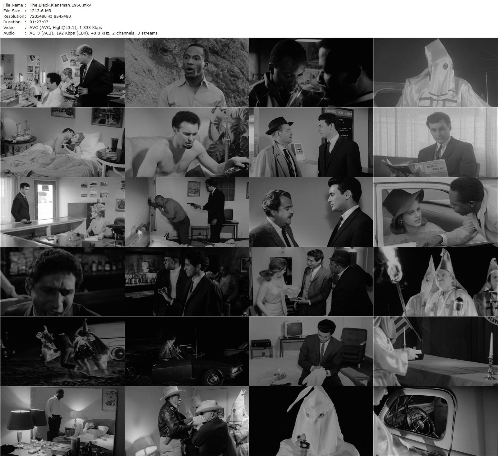 The Black Klansman (1966) Ted V. Mikels, Richard Gilden, Rima Kutner, Harry Lovejoy-poster