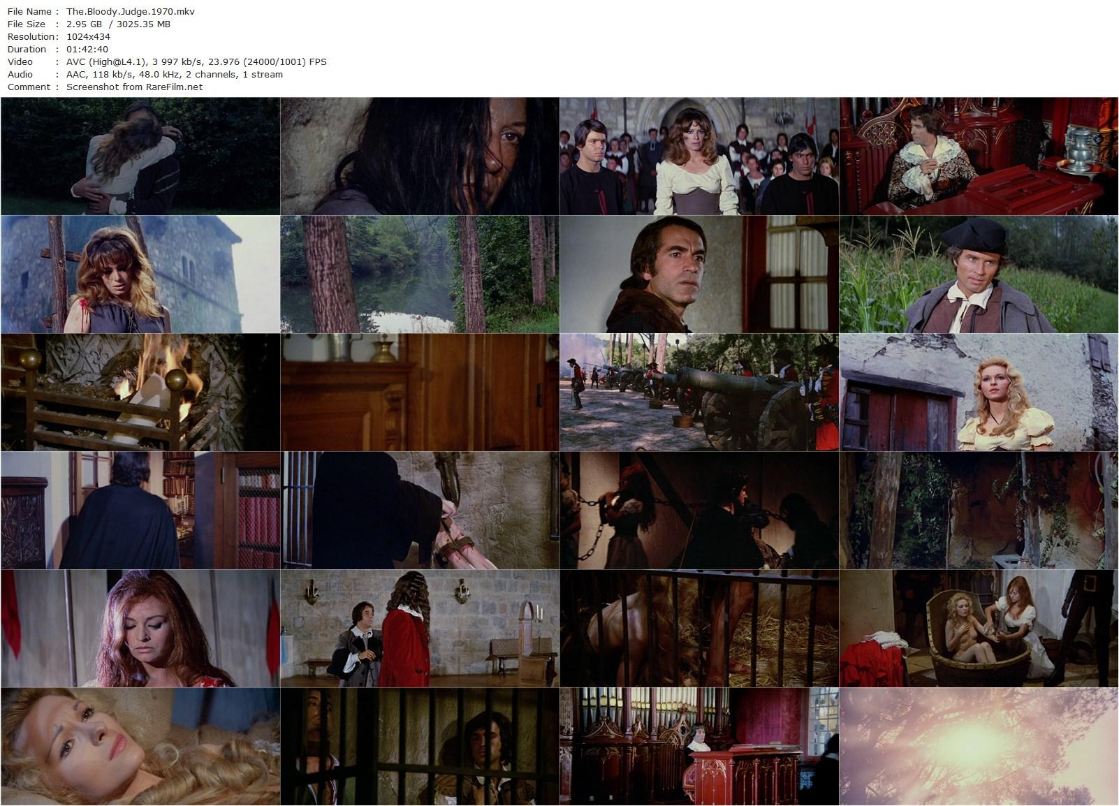 The Bloody Judge / Il trono di fuoco (1970) Jesús Franco, Christopher Lee, Maria Schell, Leo Genn-poster