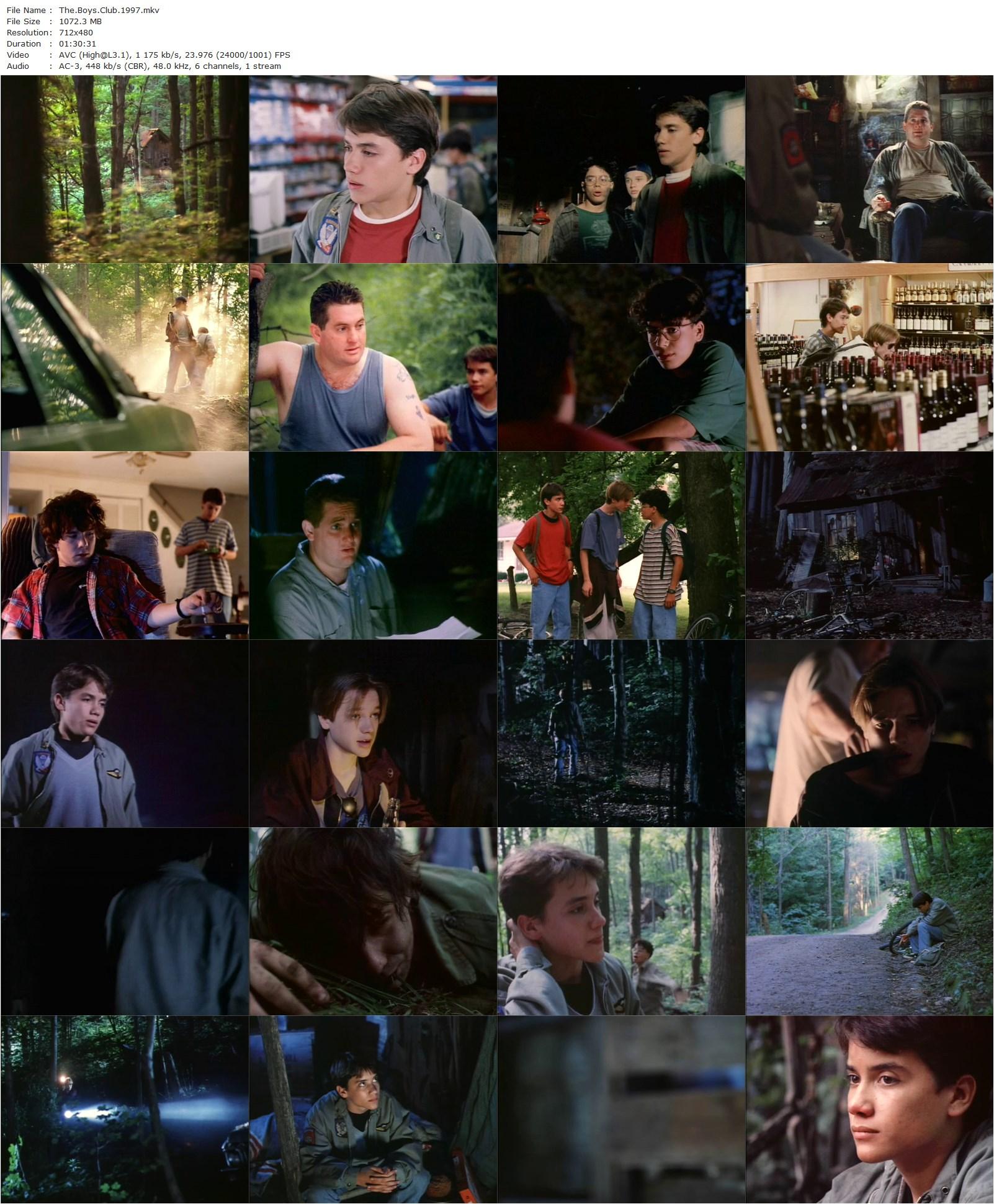 The Boys Club (1996) John Fawcett, Chris Penn, Dominic Zamprogna, Stuart Stone-poster