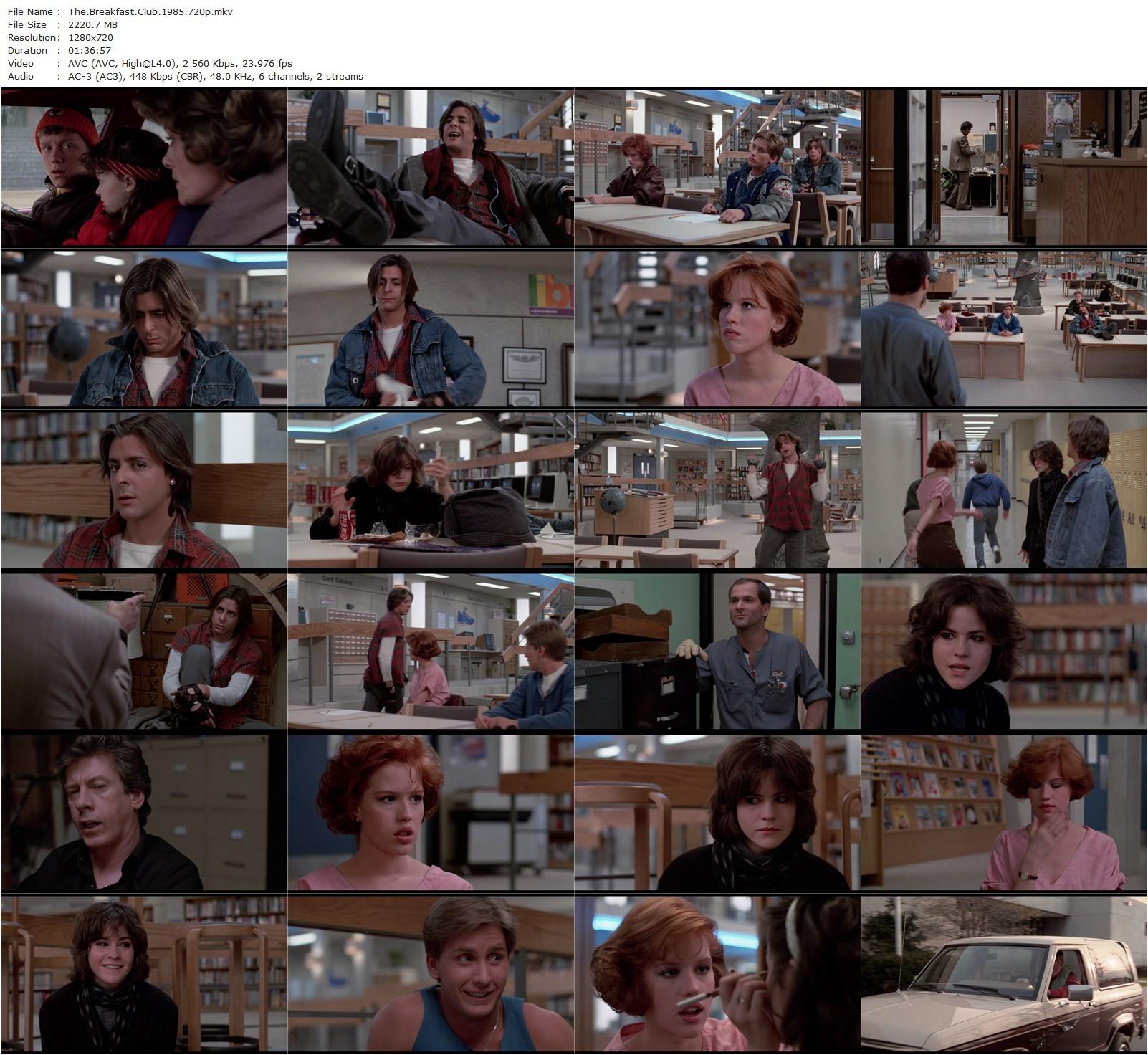 The Breakfast Club (1985) John Hughes, Emilio Estevez, Judd Nelson, Molly Ringwald-poster