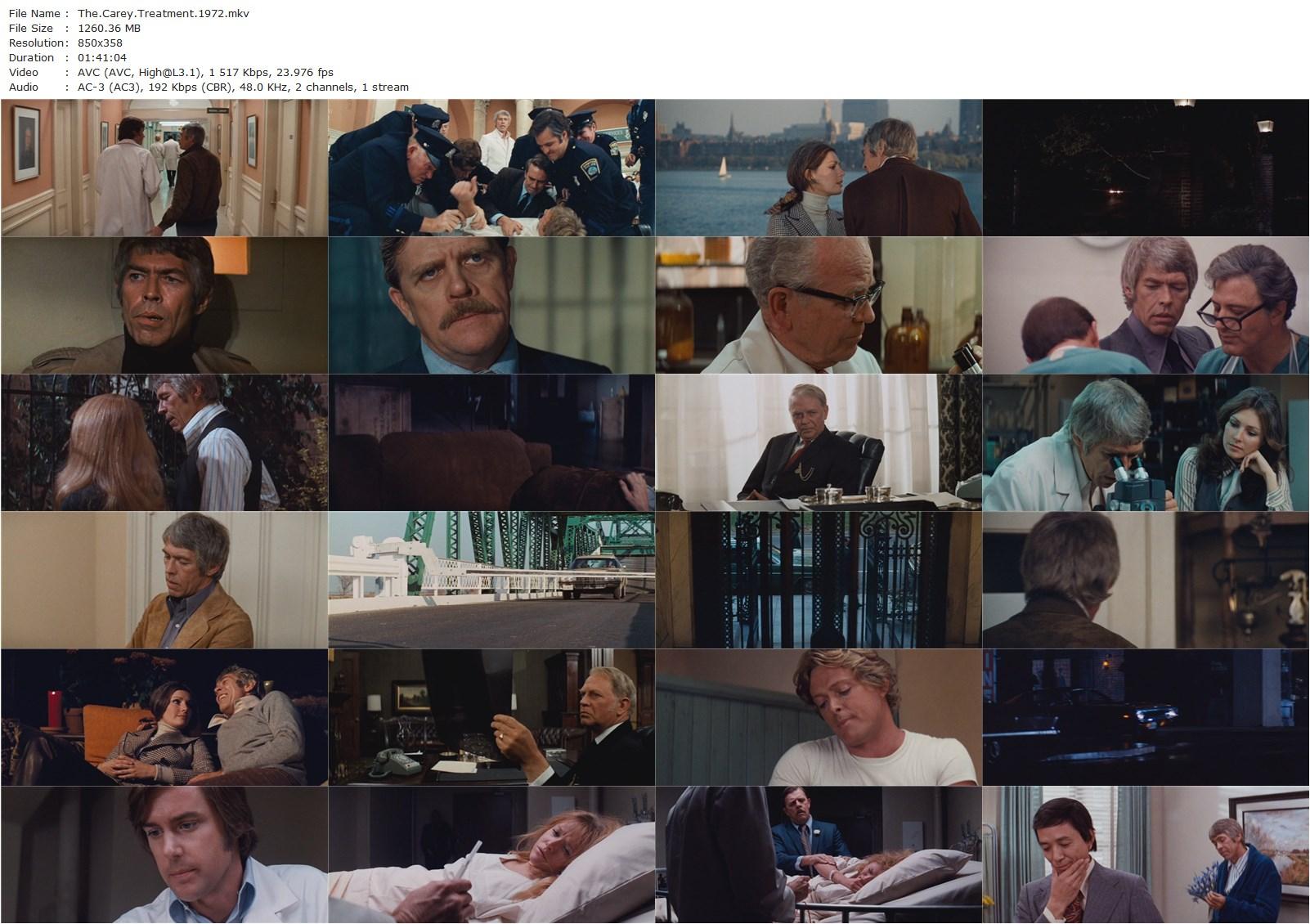 The Carey Treatment (1972) Blake Edwards, James Coburn, Jennifer O’Neill, Pat Hingle-poster