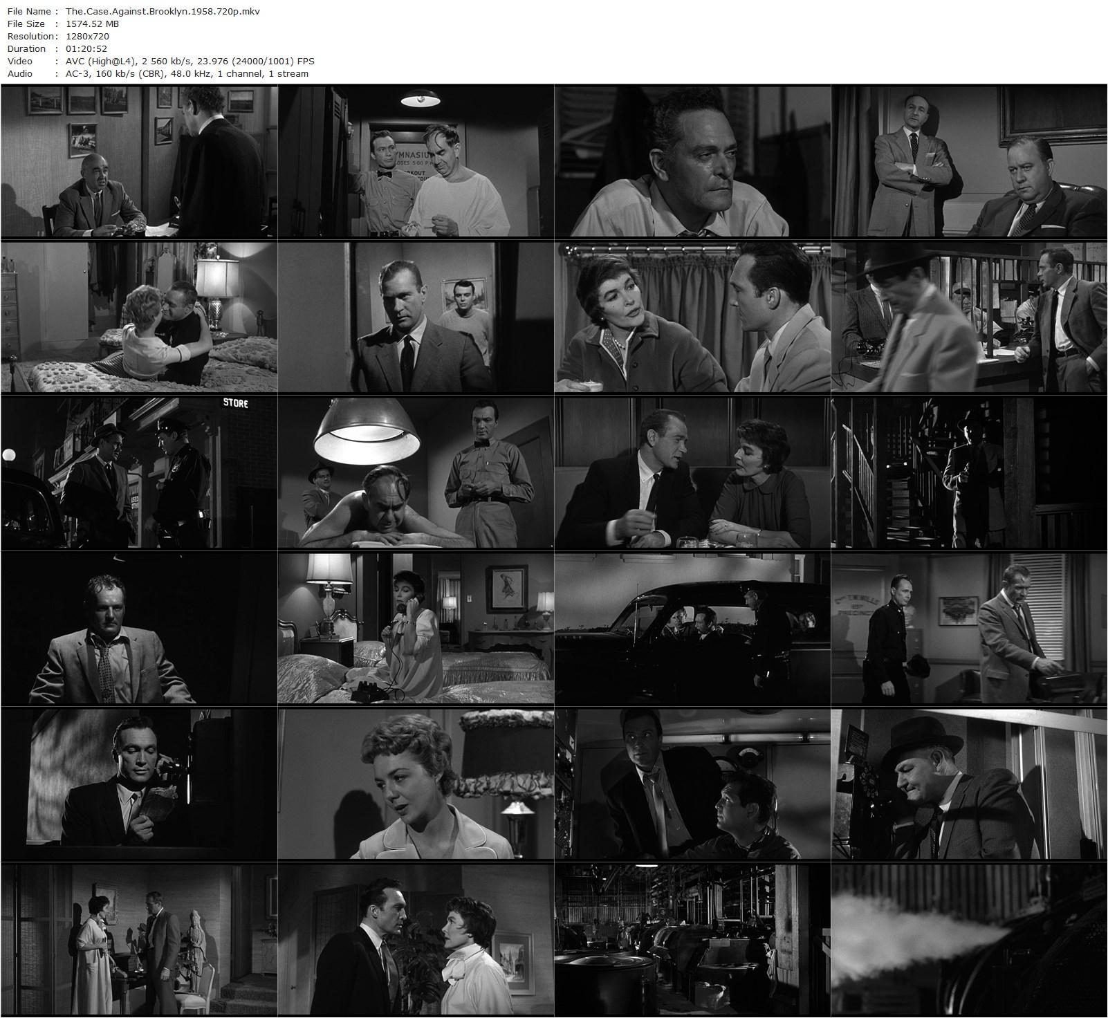 The Case Against Brooklyn (1958) Paul Wendkos, Darren McGavin, Margaret Hayes, Warren Stevens-poster