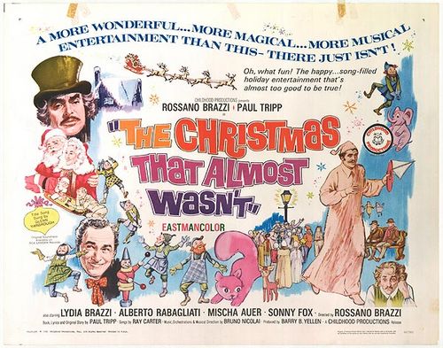 The Christmas That Almost Wasn’t / Il Natale che quasi non fu (1966) Rossano Brazzi, Paul Tripp, Lydia Brazzi, Alberto Rabagliati