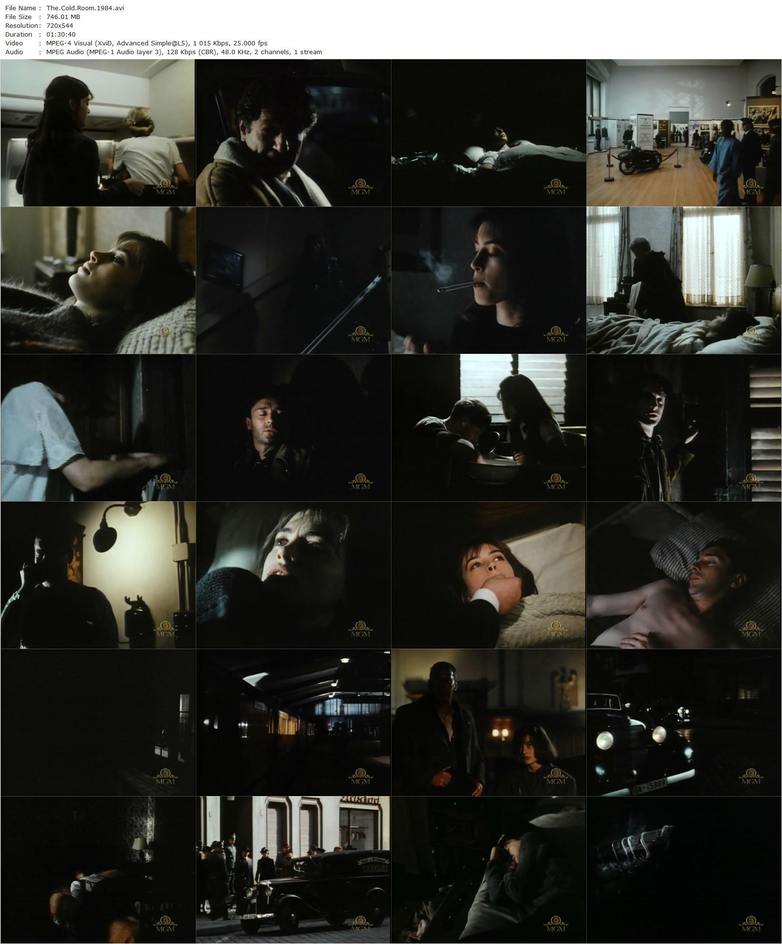 The Cold Room (1984) James Dearden, George Segal, Amanda Pays, Renée Soutendijk-poster