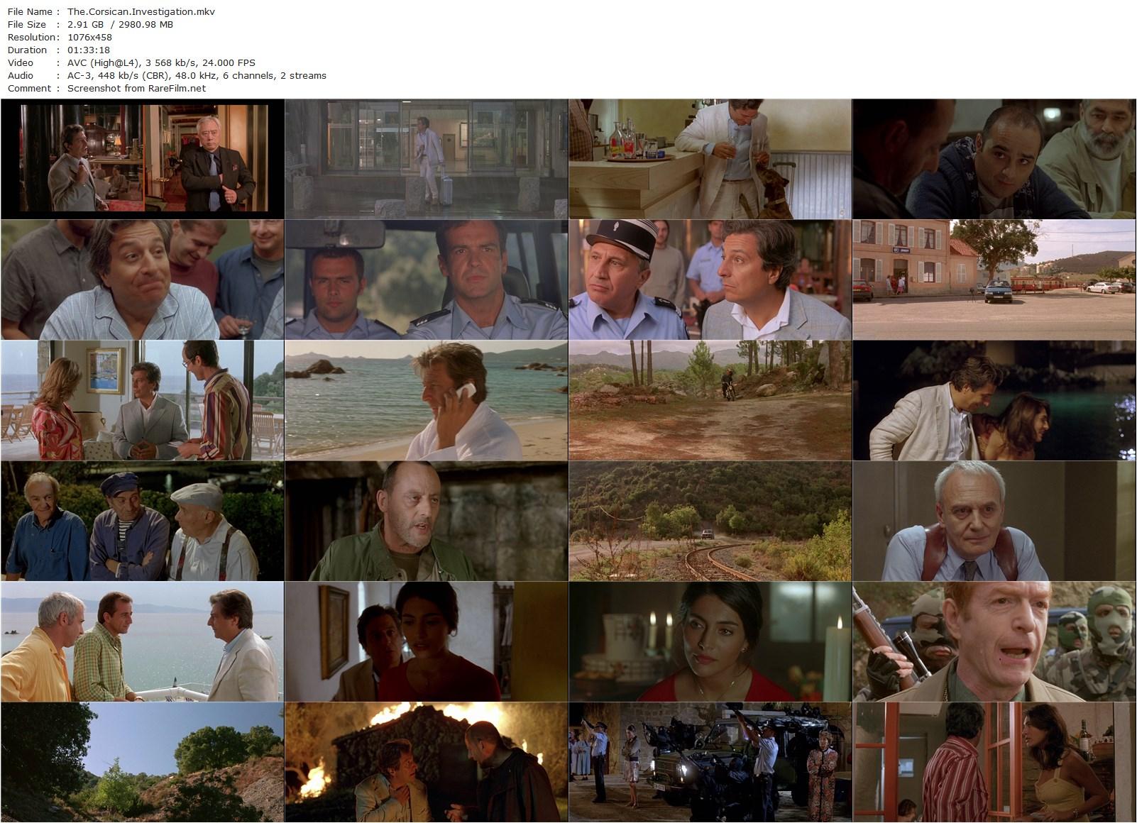 The Corsican File / L’enquête corse (2004) Alain Berbérian, Christian Clavier, Jean Reno, Caterina Murino-poster