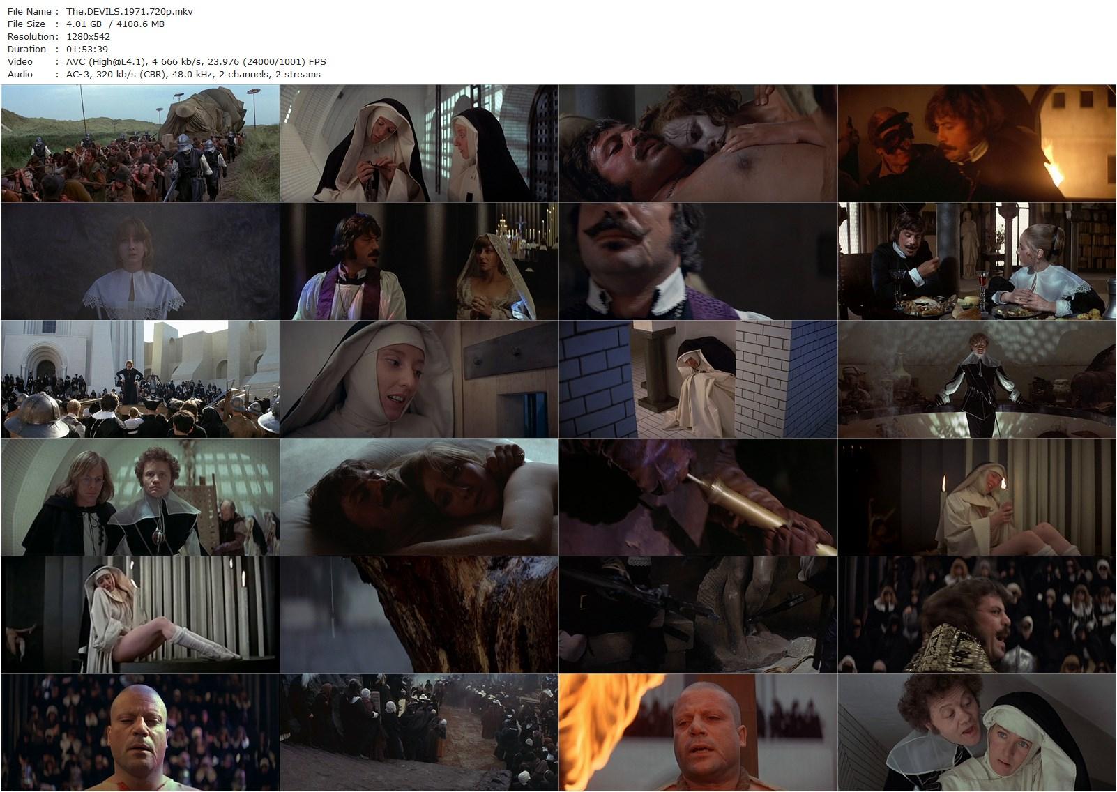 The Devils (1971) Ken Russell, Vanessa Redgrave, Oliver Reed, Dudley Sutton-poster