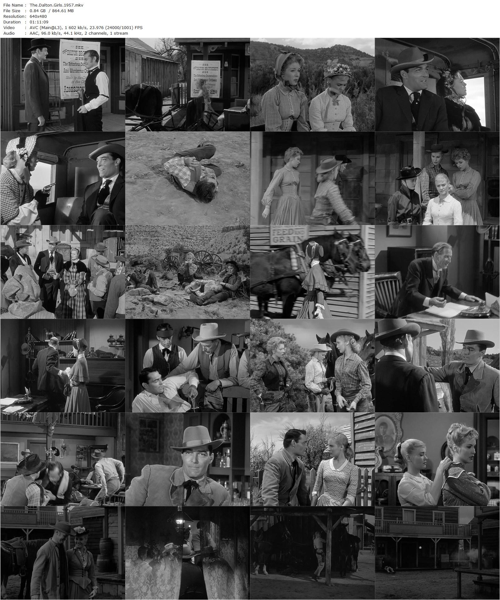 The Dalton Girls (1957) Reginald Le Borg, Merry Anders, Lisa Davis, Penny Edwards-poster