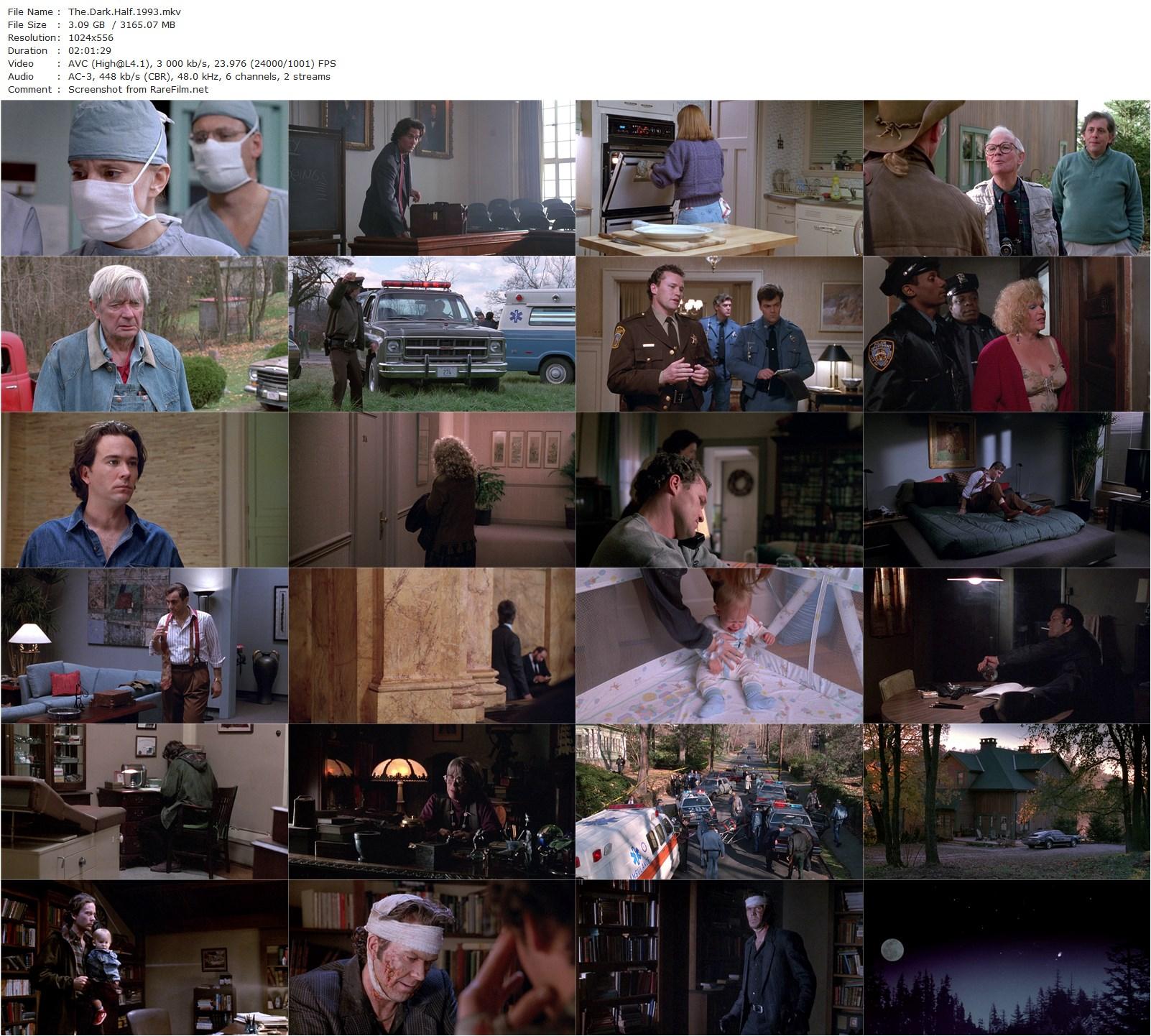 The Dark Half (1993) George A. Romero, Timothy Hutton, Amy Madigan, Michael Rooker-poster