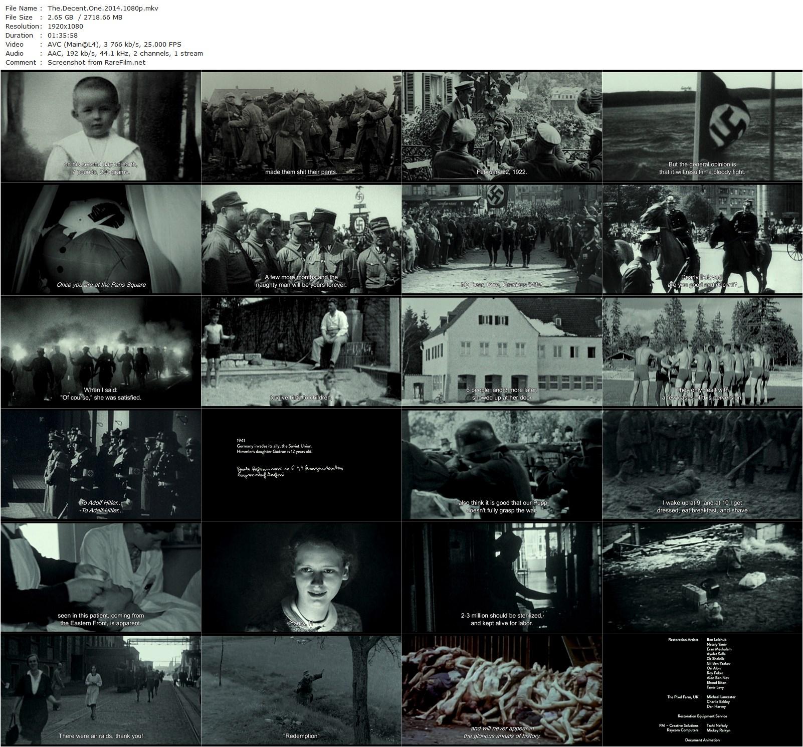 The Decent One / Der Anständige (2014) Vanessa Lapa, Tobias Moretti, Sophie Rois, Antonia Moretti-poster