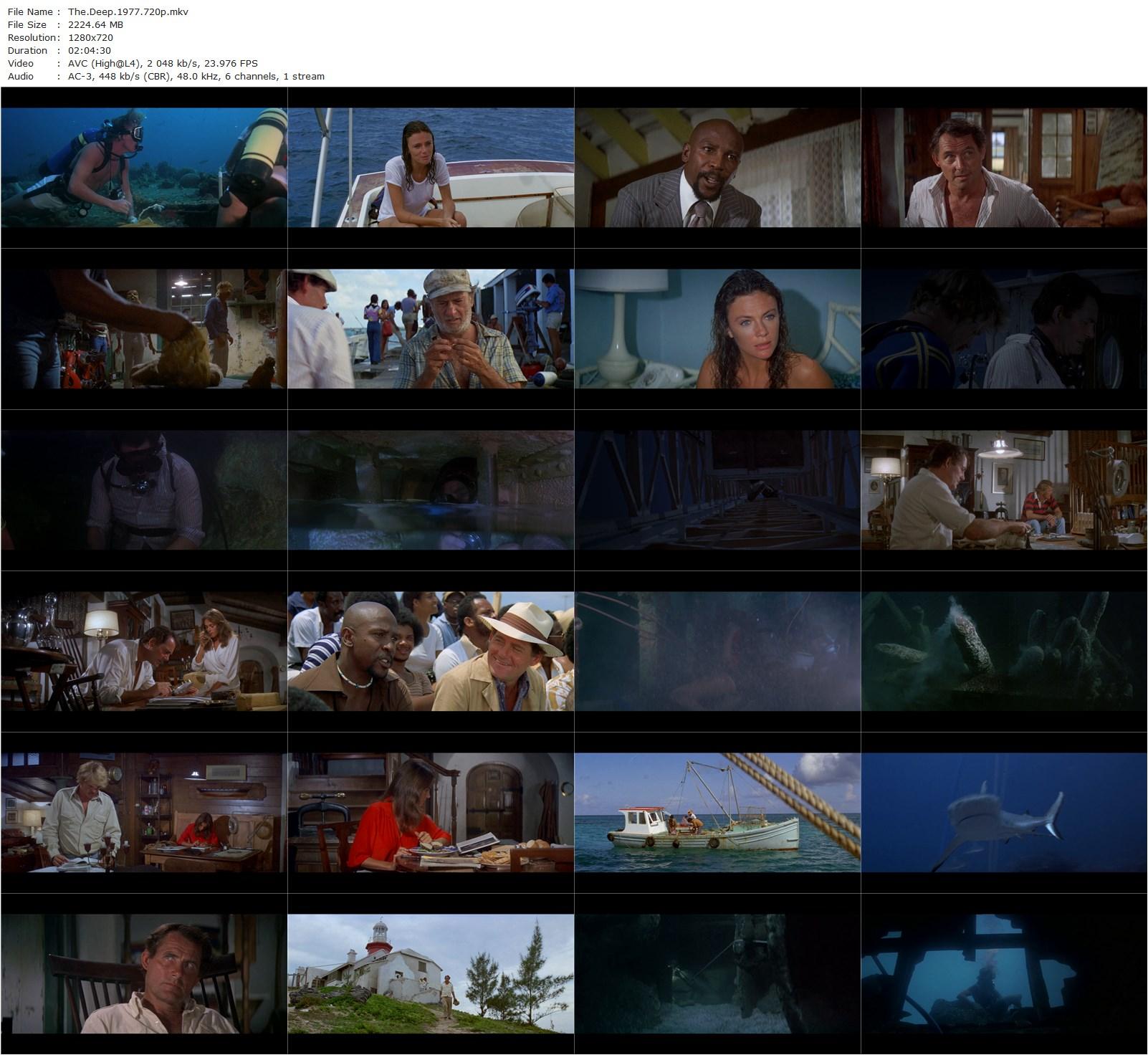 The Deep (1977) Peter Yates, Jacqueline Bisset, Nick Nolte, Dick Anthony Williams-poster