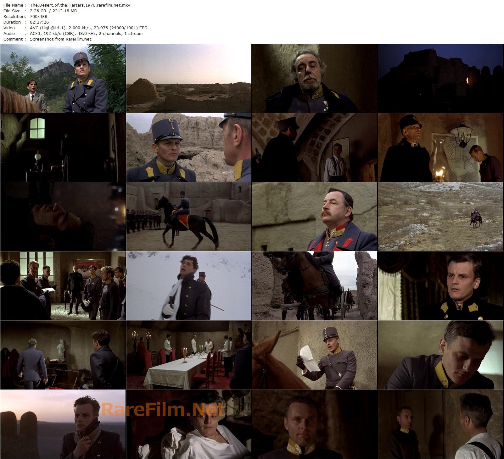 The Desert of the Tartars / Il Deserto dei Tartari (1976) Valerio Zurlini, Jacques Perrin, Vittorio Gassman, Giuliano Gemma-poster