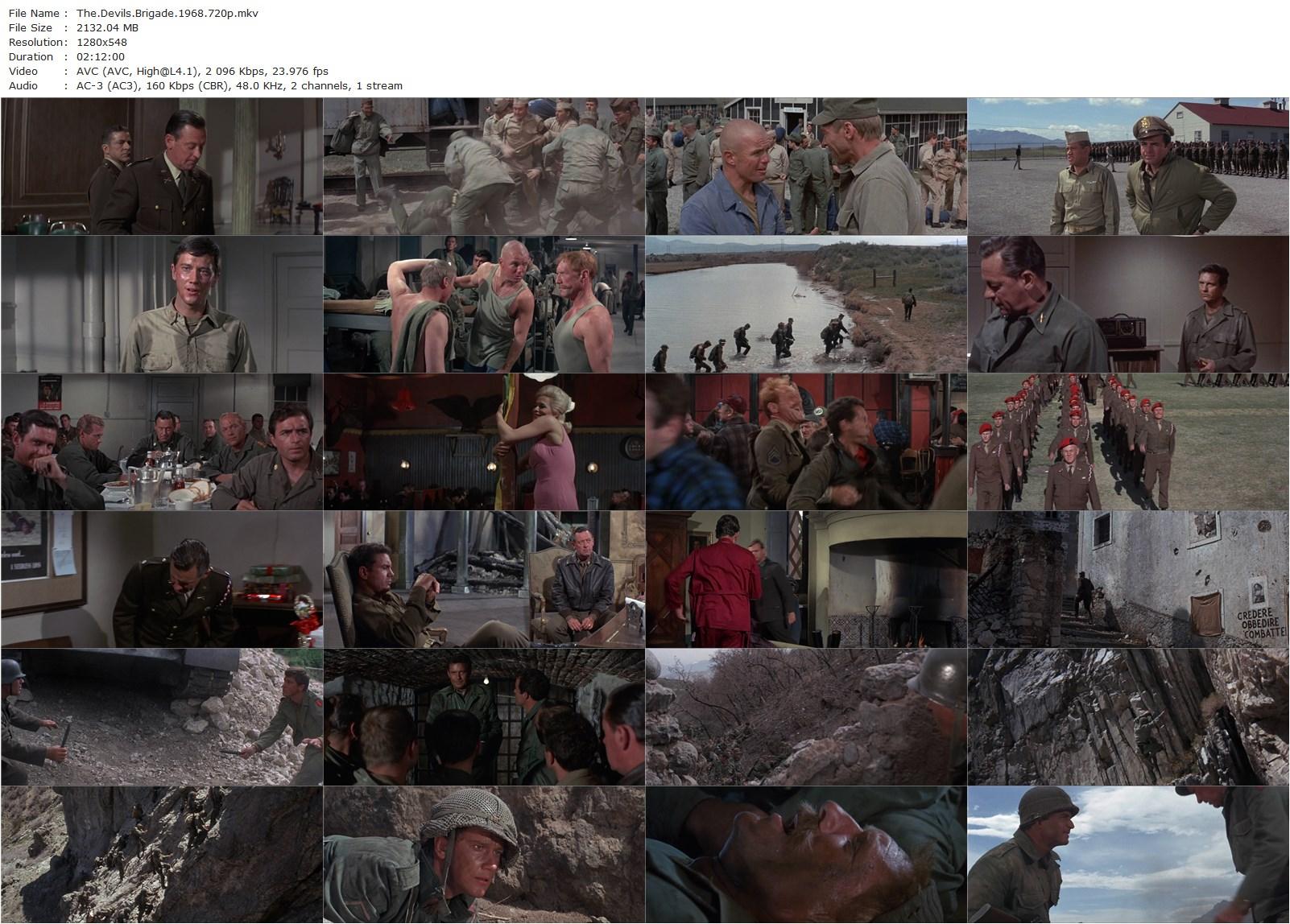 The Devils Brigade (1968) Andrew V. McLaglen, William Holden, Cliff Robertson, Vince Edwards-poster