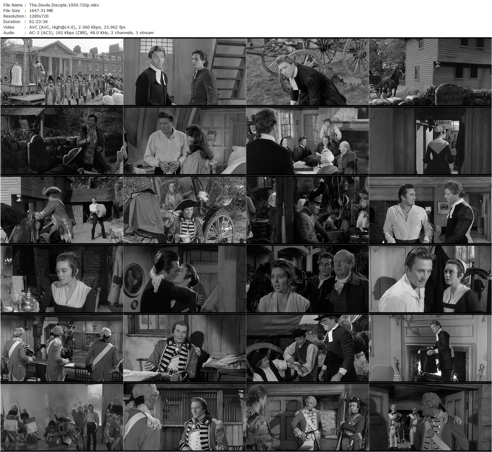 The Devil’s Disciple (1959) Guy Hamilton, Alexander Mackendrick, Burt Lancaster, Kirk Douglas, Laurence Olivier-poster