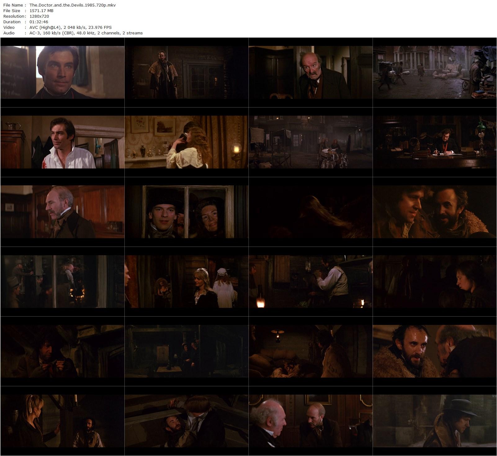 The Doctor and the Devils (1985) Freddie Francis, Timothy Dalton, Jonathan Pryce, Twiggy-poster