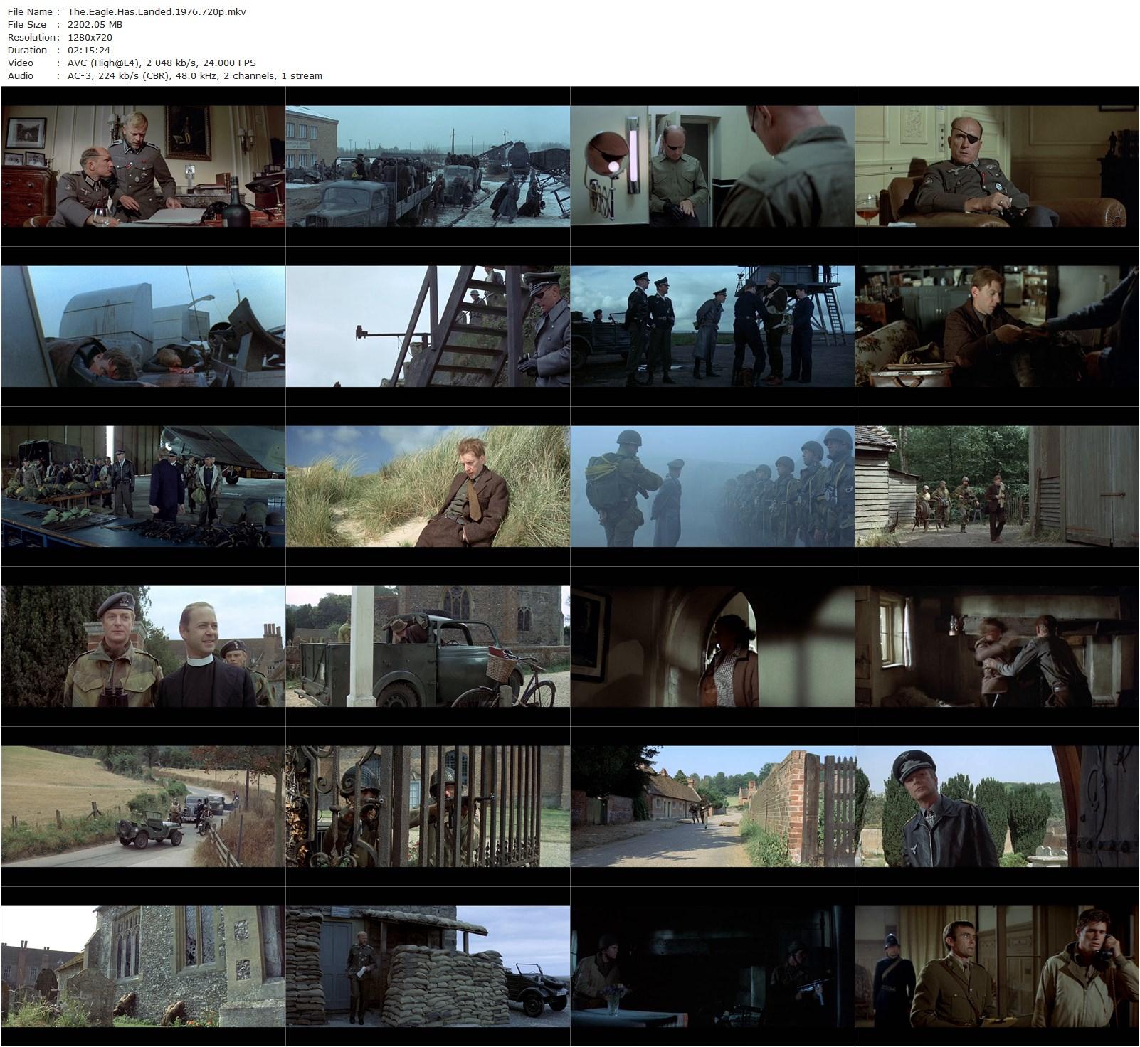 The Eagle Has Landed (1976) John Sturges, Michael Caine, Donald Sutherland, Robert Duvall-poster