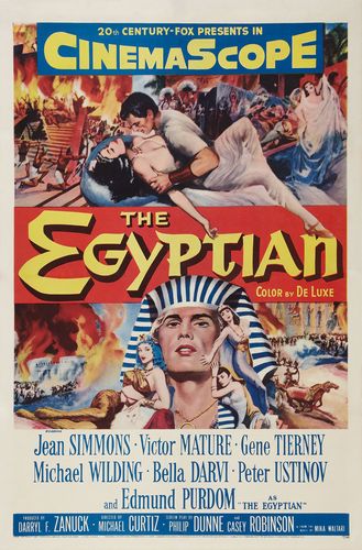 The Egyptian (1954) Michael Curtiz, Jean Simmons, Victor Mature, Gene Tierney