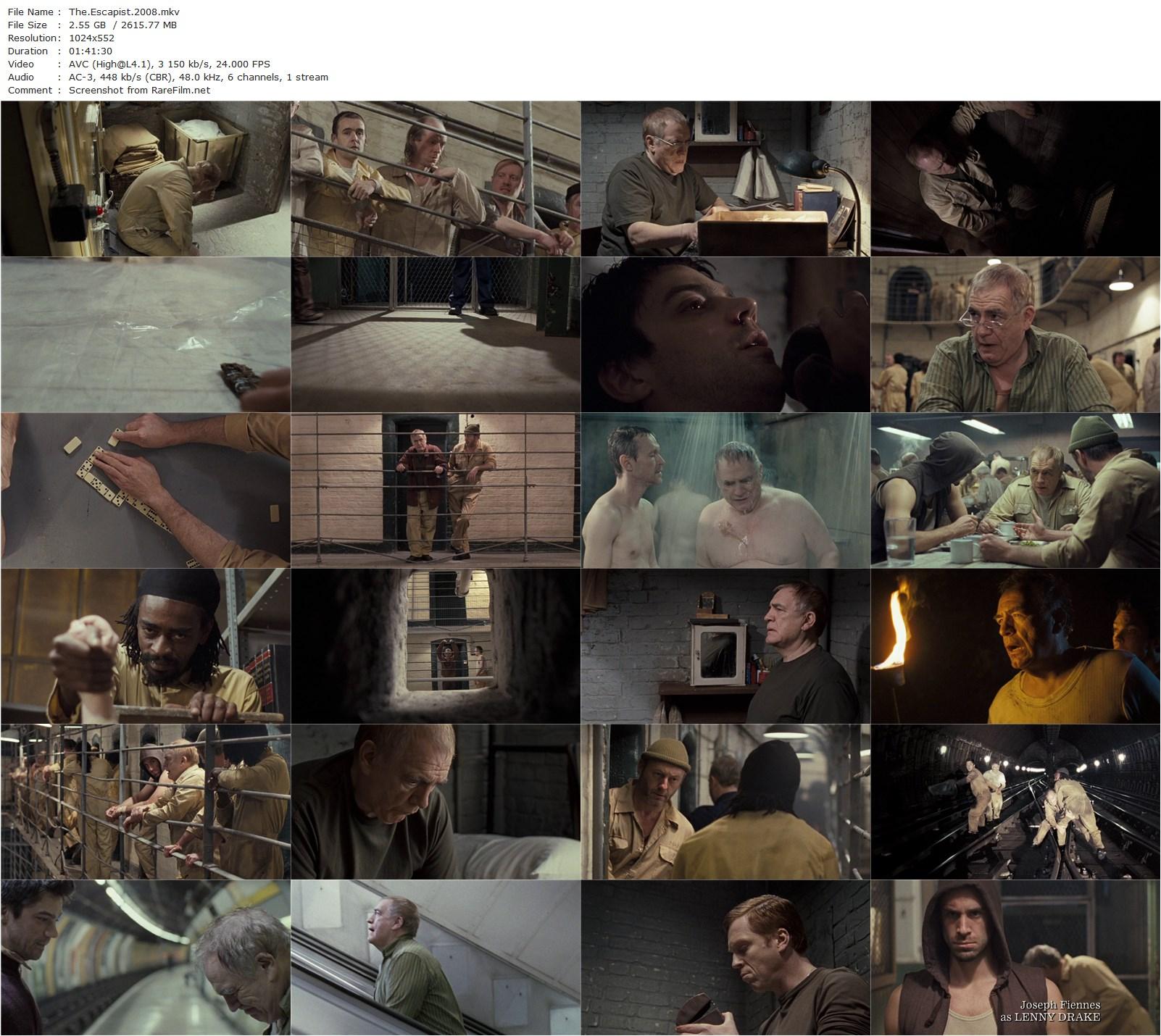 The Escapist (2008) Rupert Wyatt, Brian Cox, Damian Lewis, Joseph Fiennes-poster
