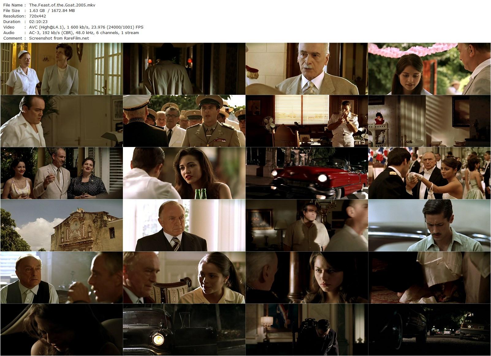 The Feast of the Goat / La fiesta del Chivo (2005) Luis Llosa, Tomas Milian, Isabella Rossellini, Paul Freeman-poster