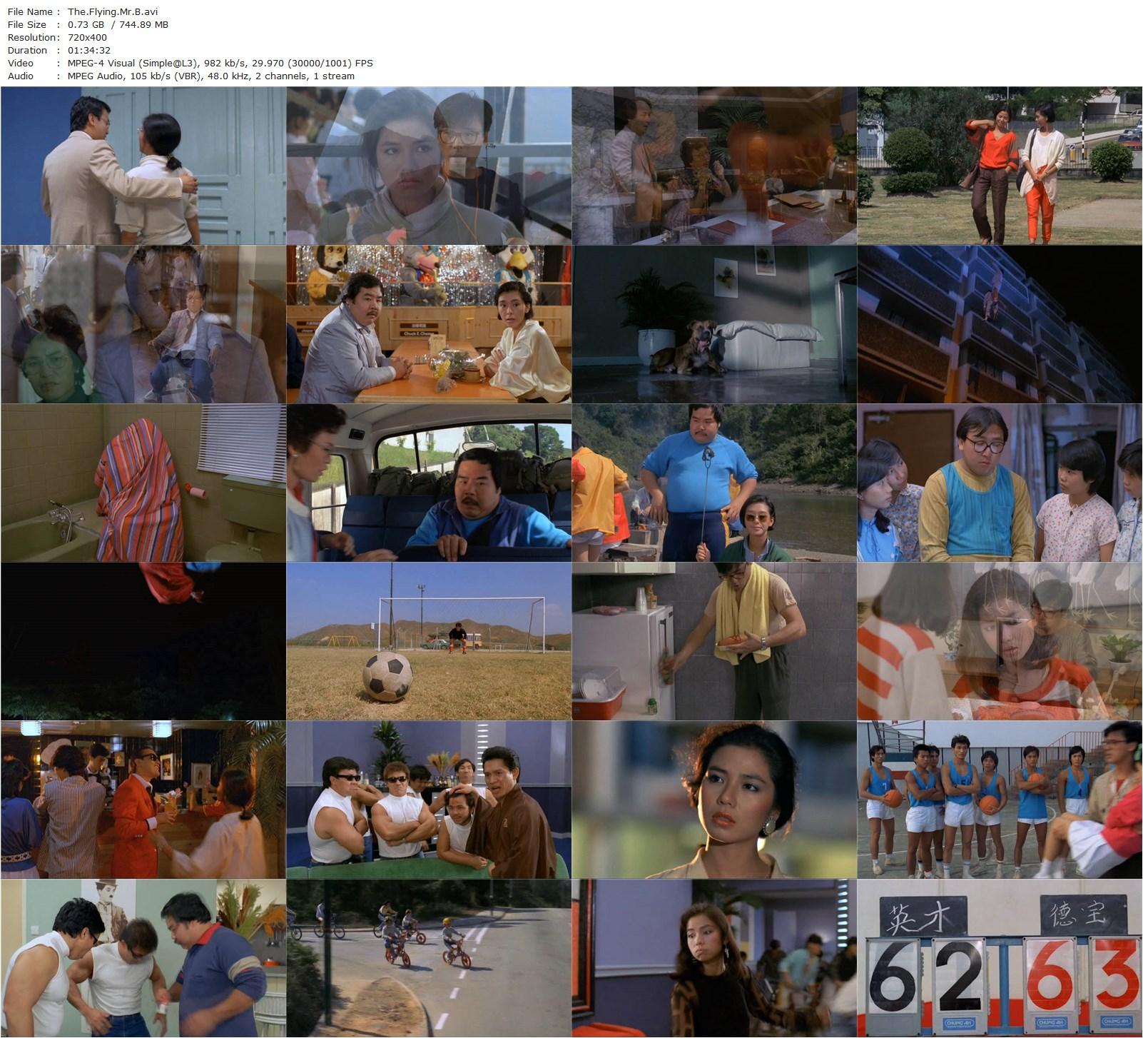 The Flying Mr B AKA Gui ma fei ren (1985) Kenny Bee, Cherie Chung, Jing Wong-poster