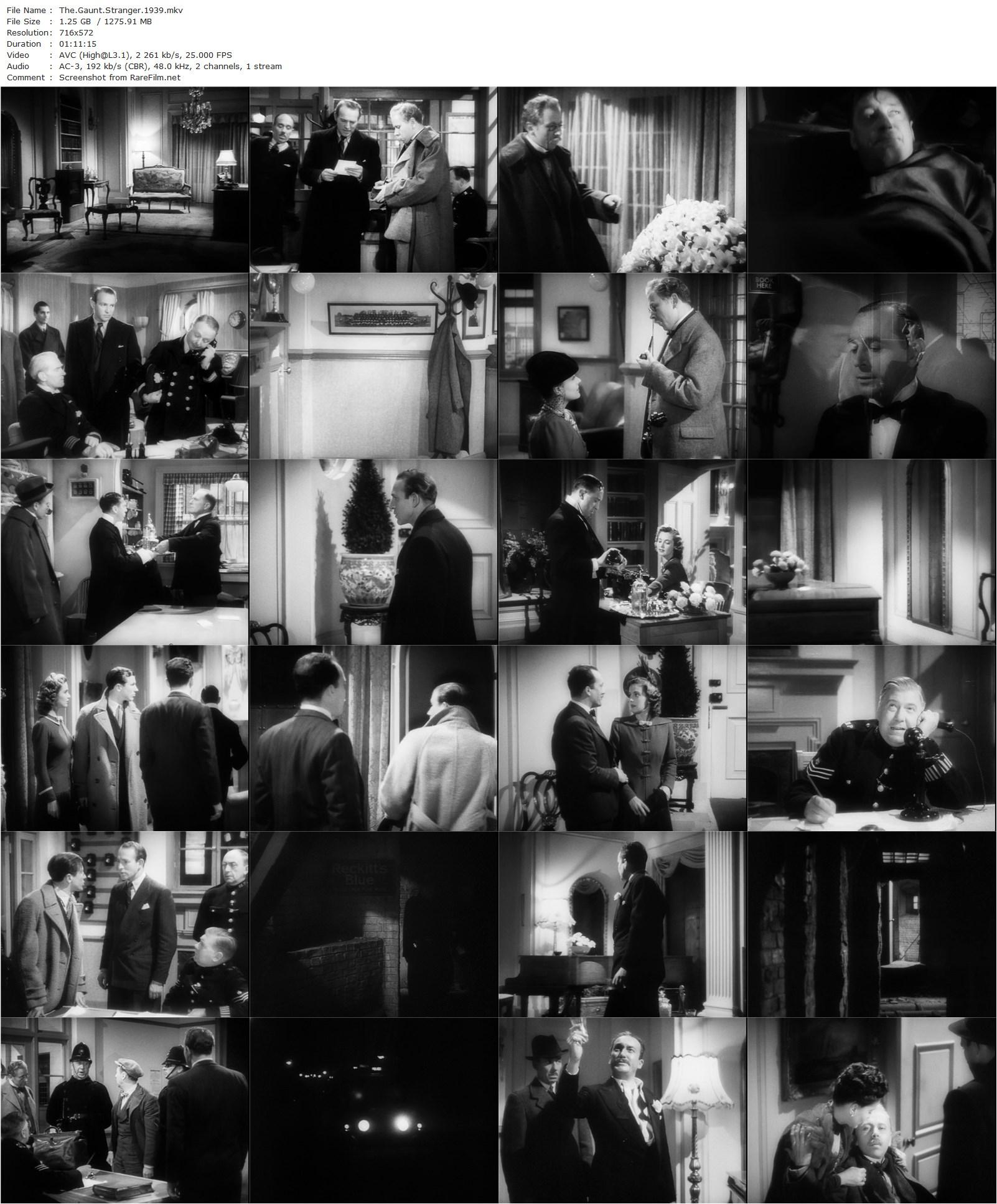 The Gaunt Stranger (1938) Walter Forde, Sonnie Hale, Wilfrid Lawson, Louise Henry-poster