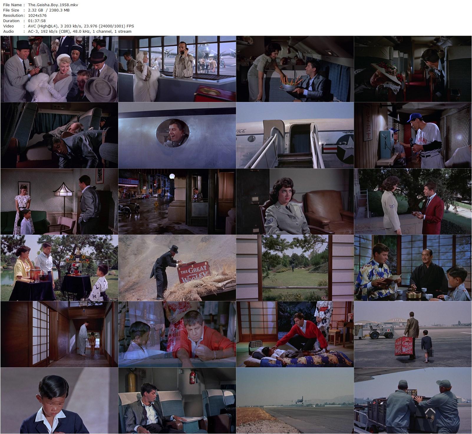 The Geisha Boy (1958) Frank Tashlin, Jerry Lewis, Marie McDonald, Sessue Hayakawa-poster