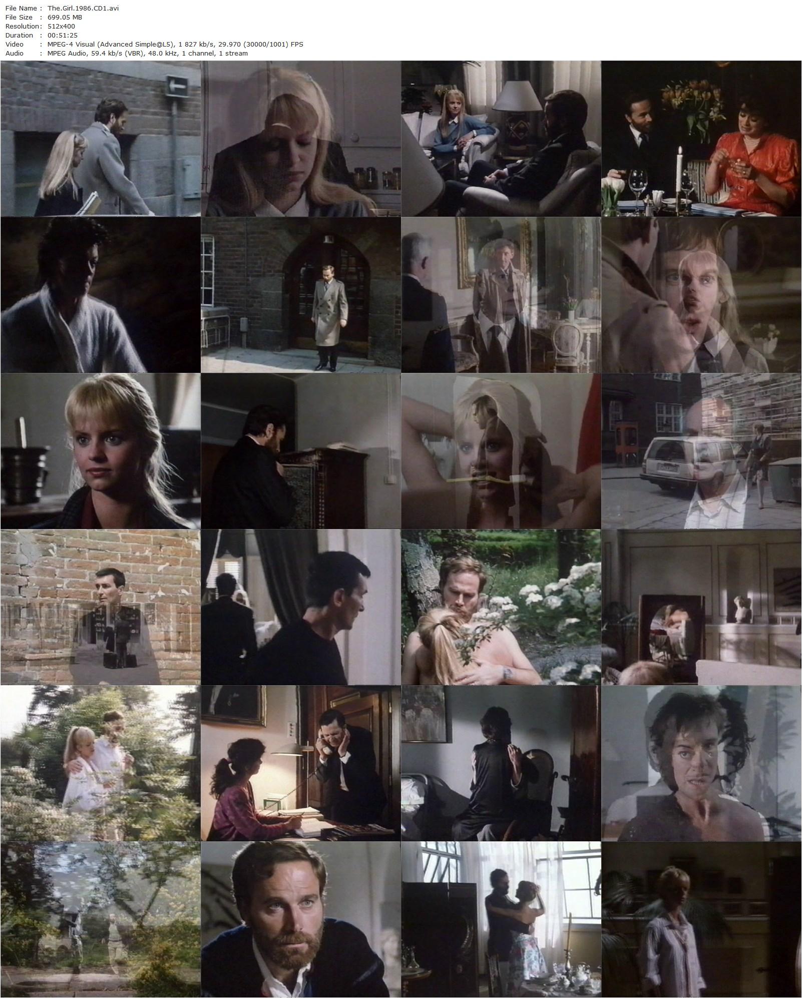 The Girl (1987) Arne Mattsson, Franco Nero, Bernice Stegers, Clare Powney-poster