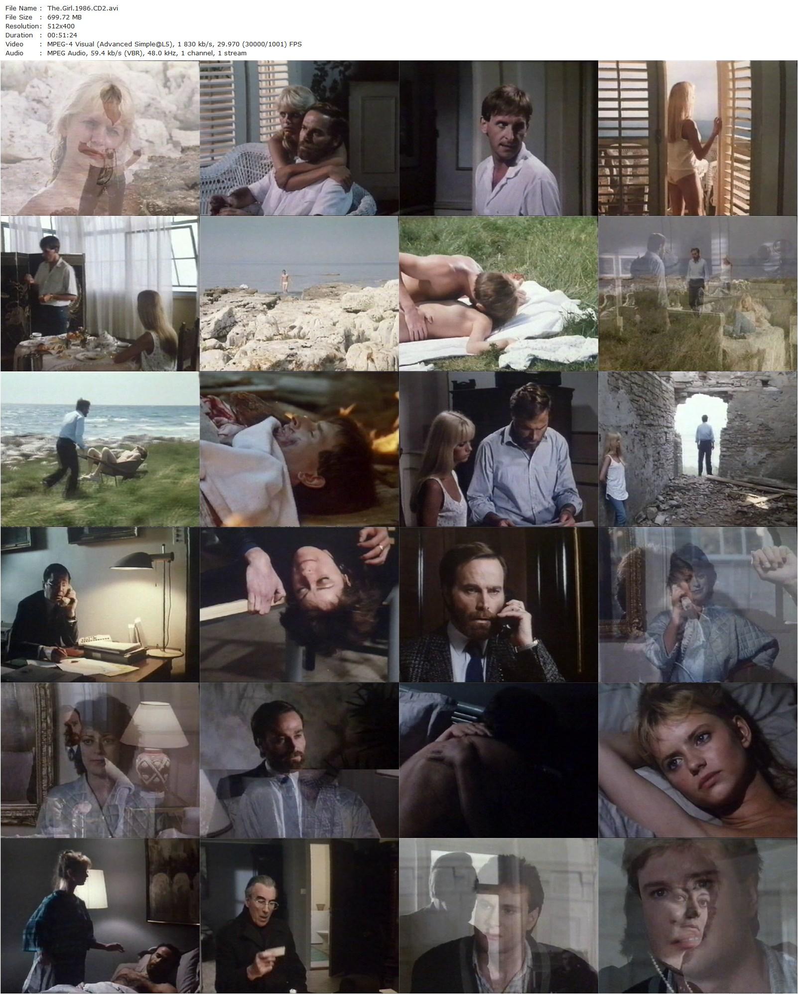 The Girl (1987) Arne Mattsson, Franco Nero, Bernice Stegers, Clare Powney-poster