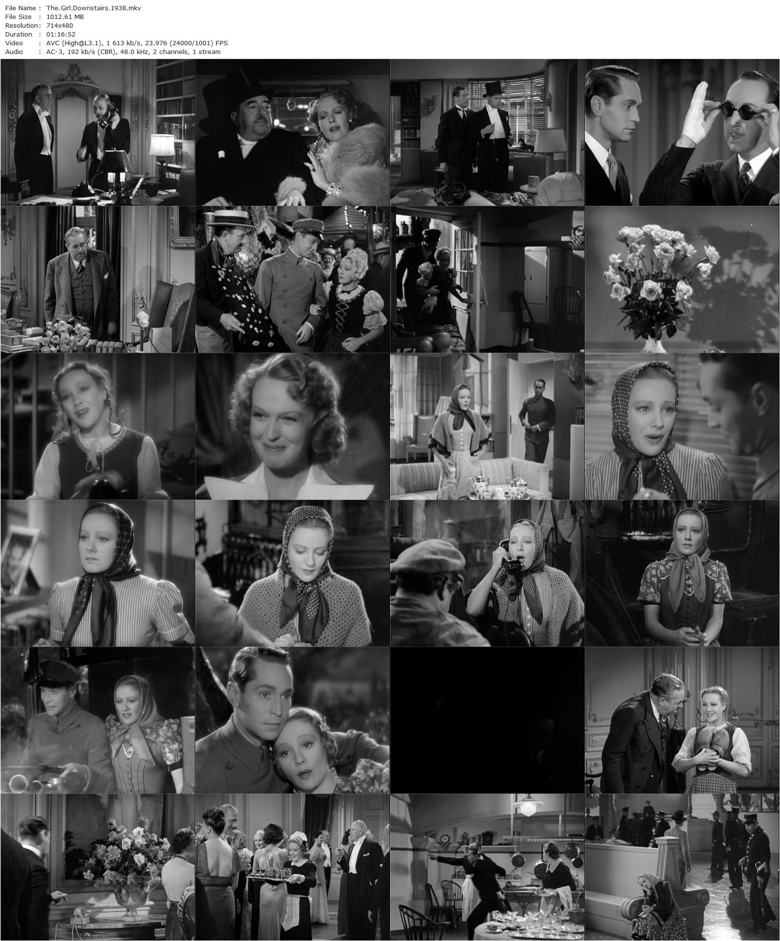 The Girl Downstairs (1938) Norman Taurog, Franciska Gaal, Franchot Tone, Walter Connolly-poster